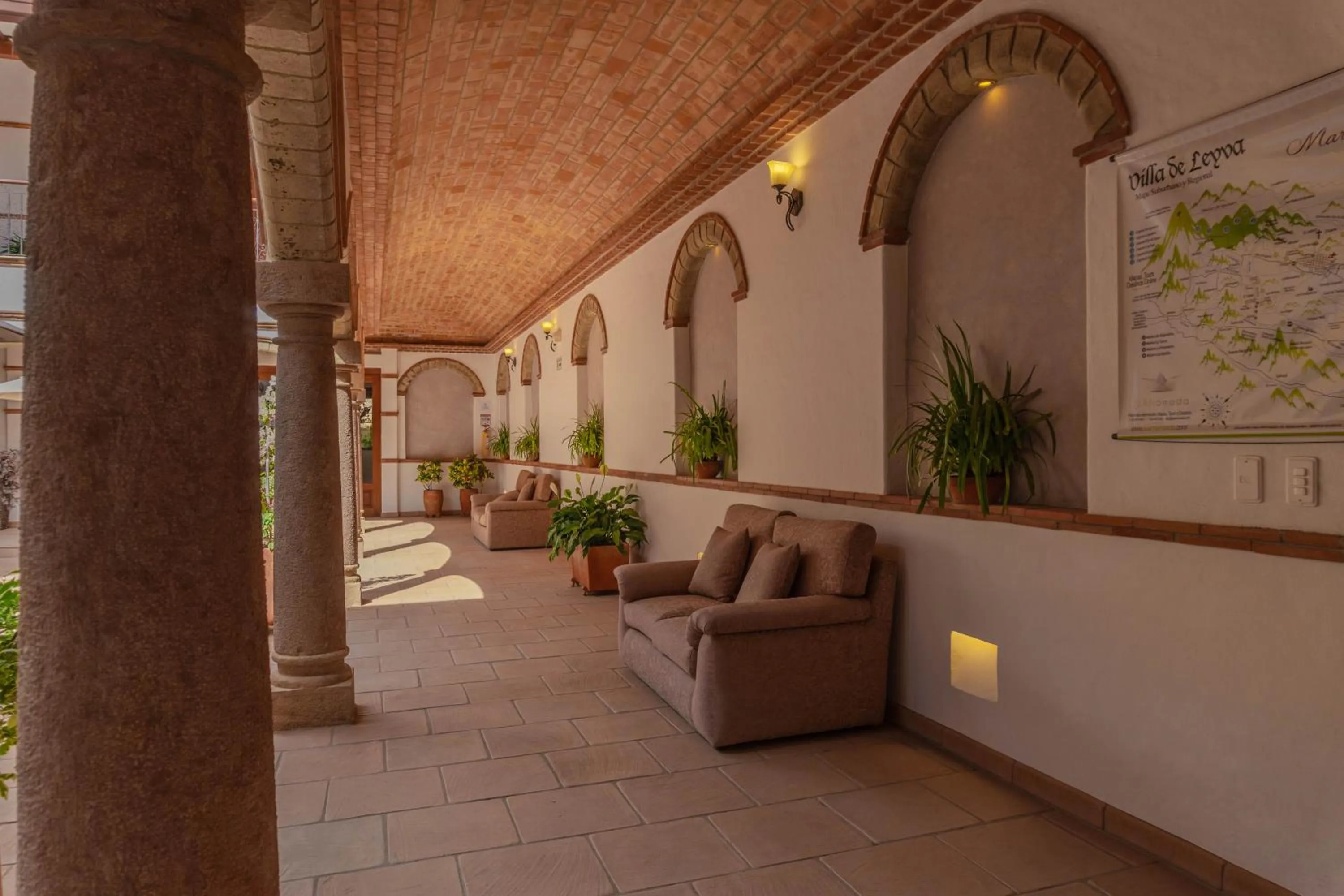 Patio in Maria Bonita Hotel