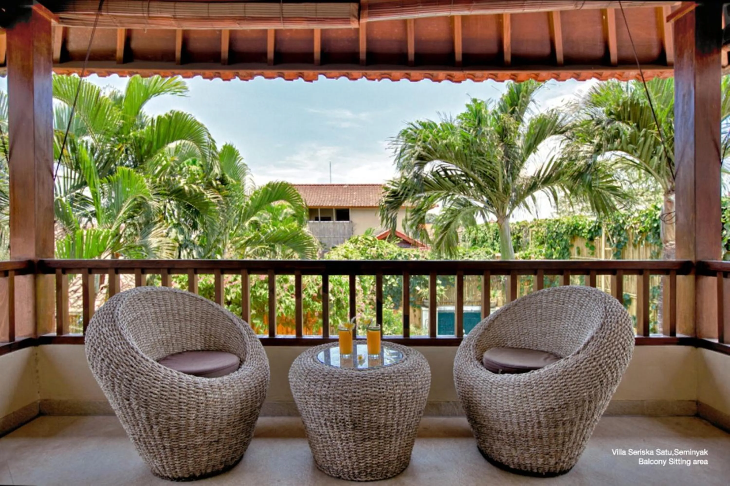 Facade/entrance in Villa Seriska Seminyak