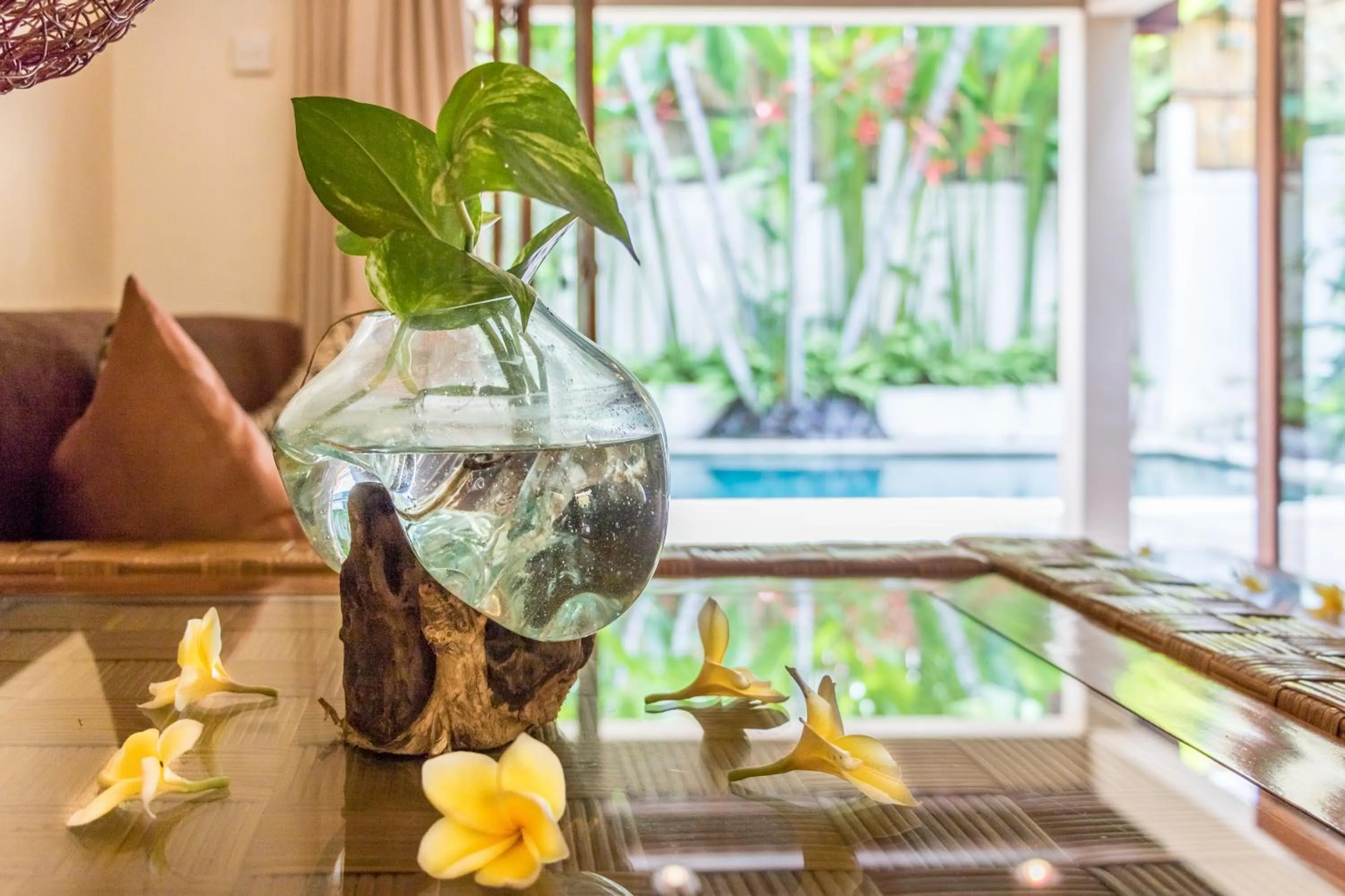 Decorative detail in Villa Seriska Seminyak