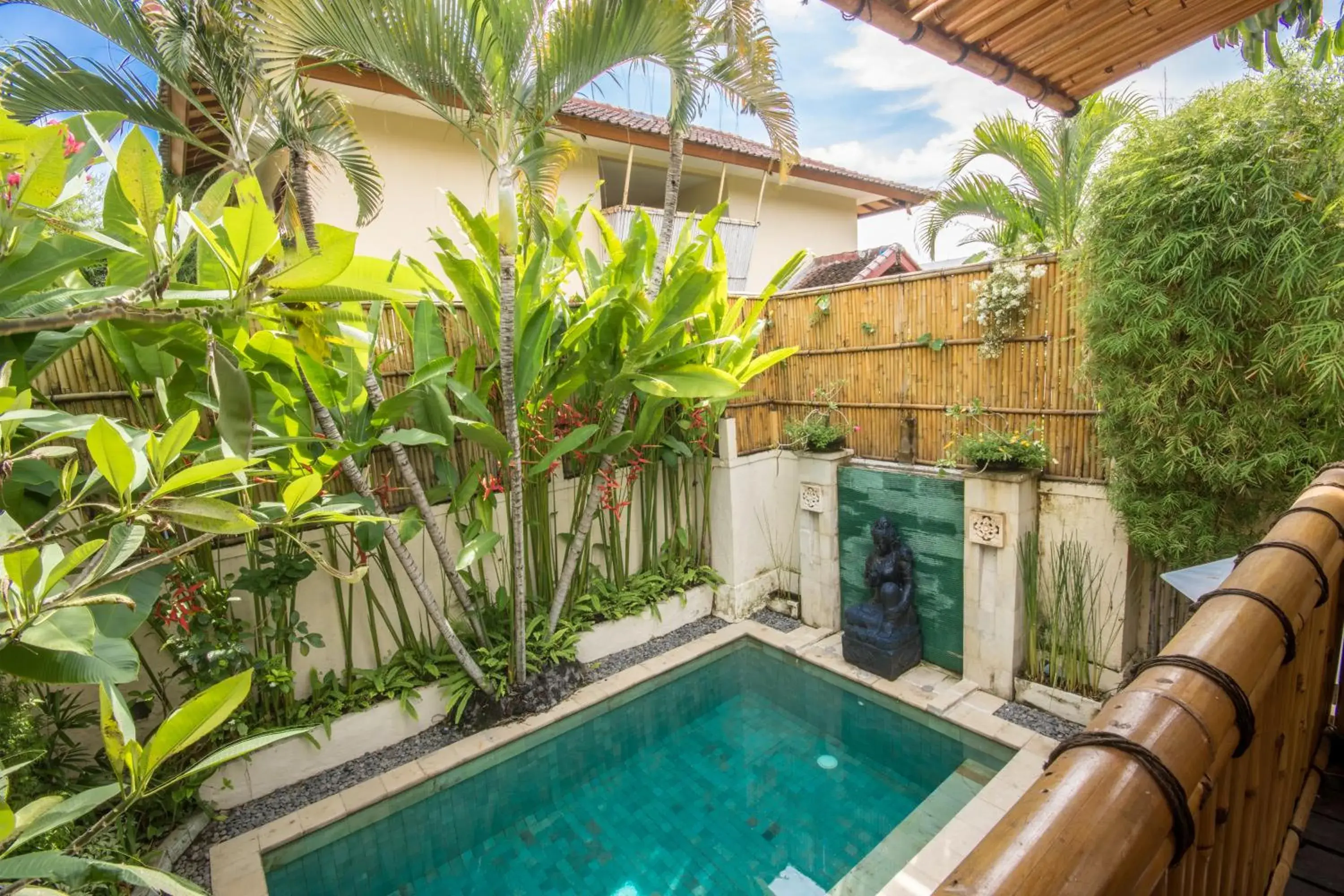 Pool view in Villa Seriska Seminyak, 5-Star Private Pool Villa, Walk to Dining & Shopping Pool view in Villa Seriska Seminyak, 5-Star Private Pool Villa, Walk to Dining & Shopping