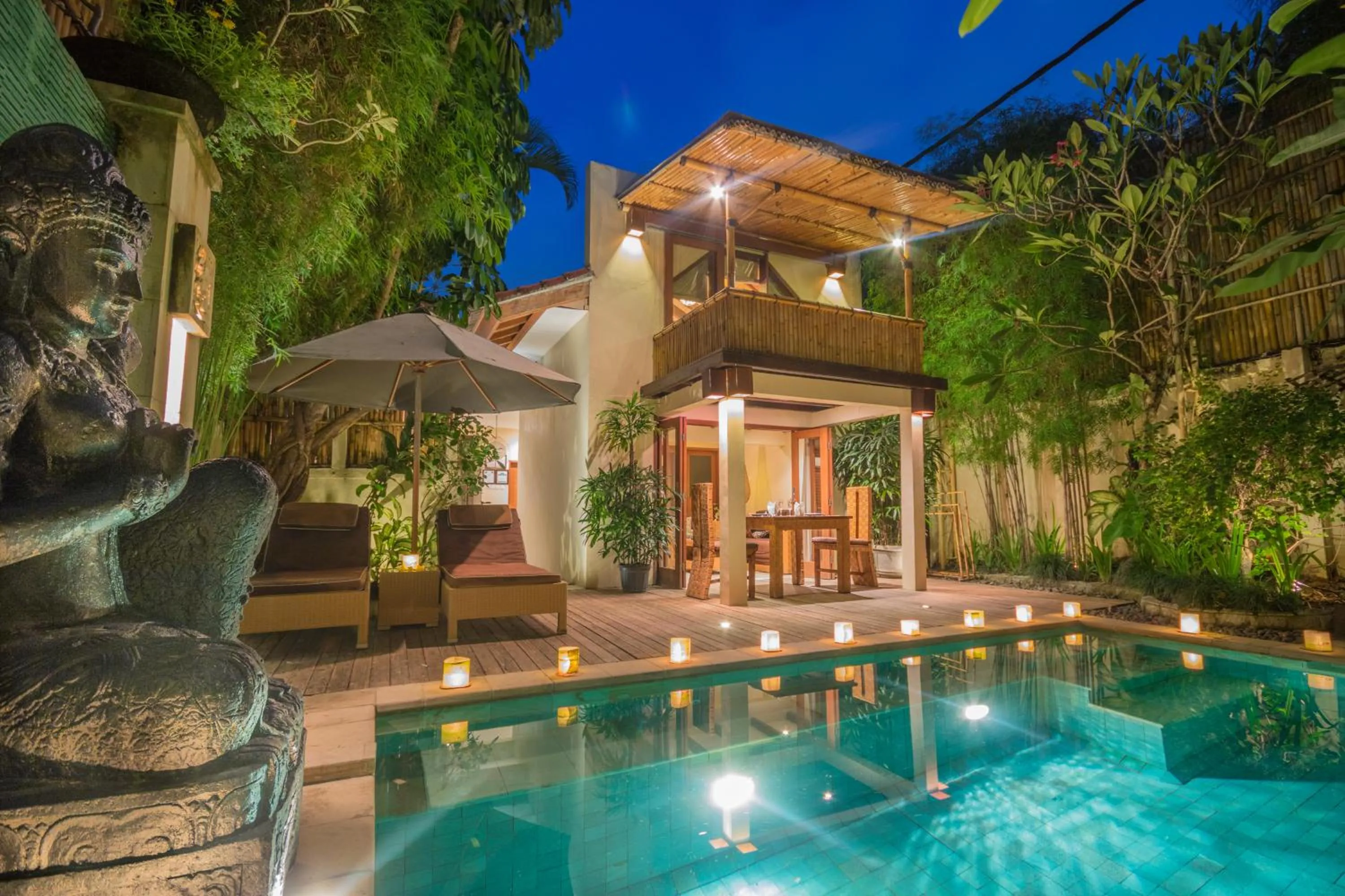 Balcony/Terrace in Villa Seriska Seminyak