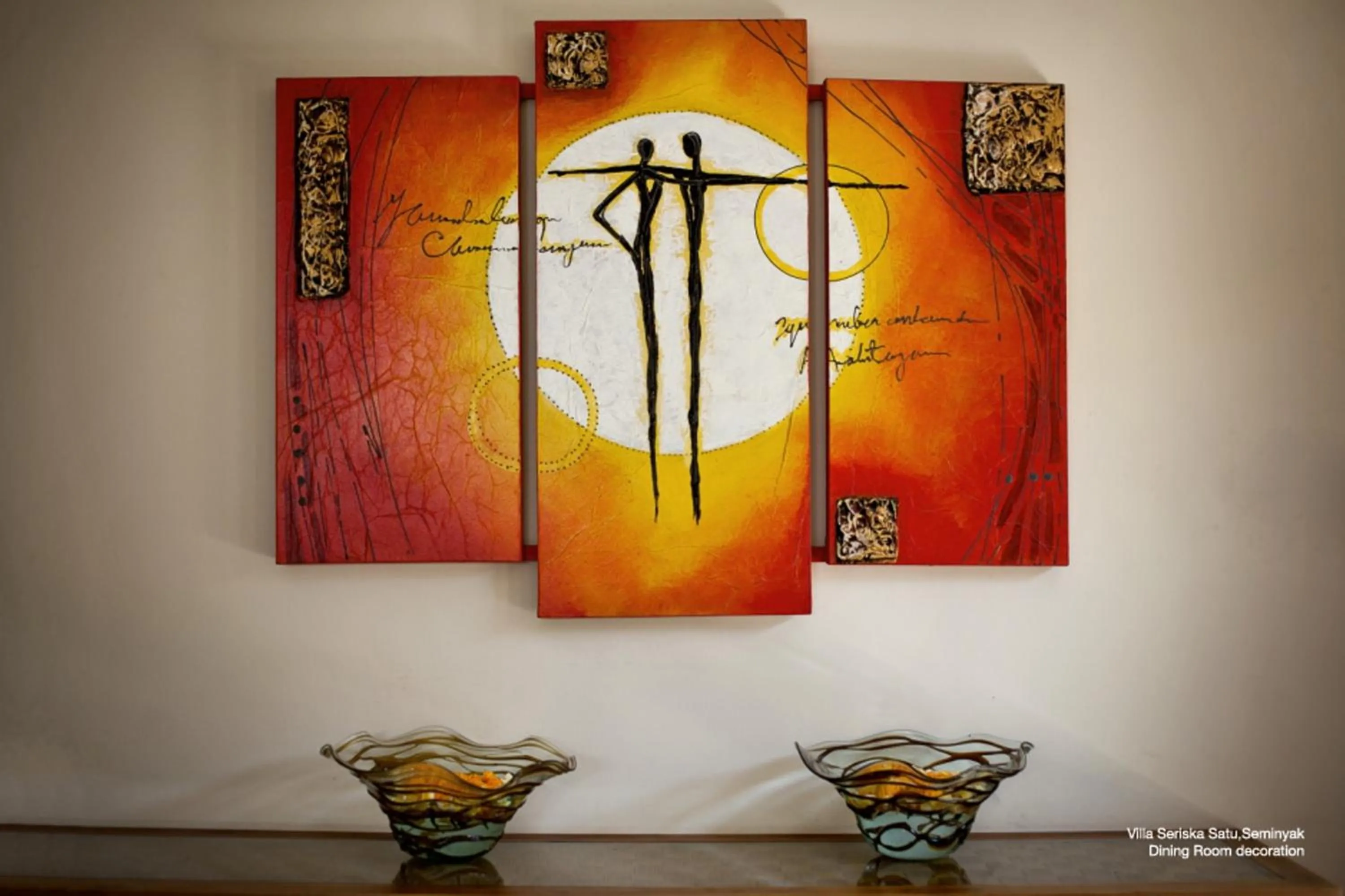 Decorative detail in Villa Seriska Seminyak