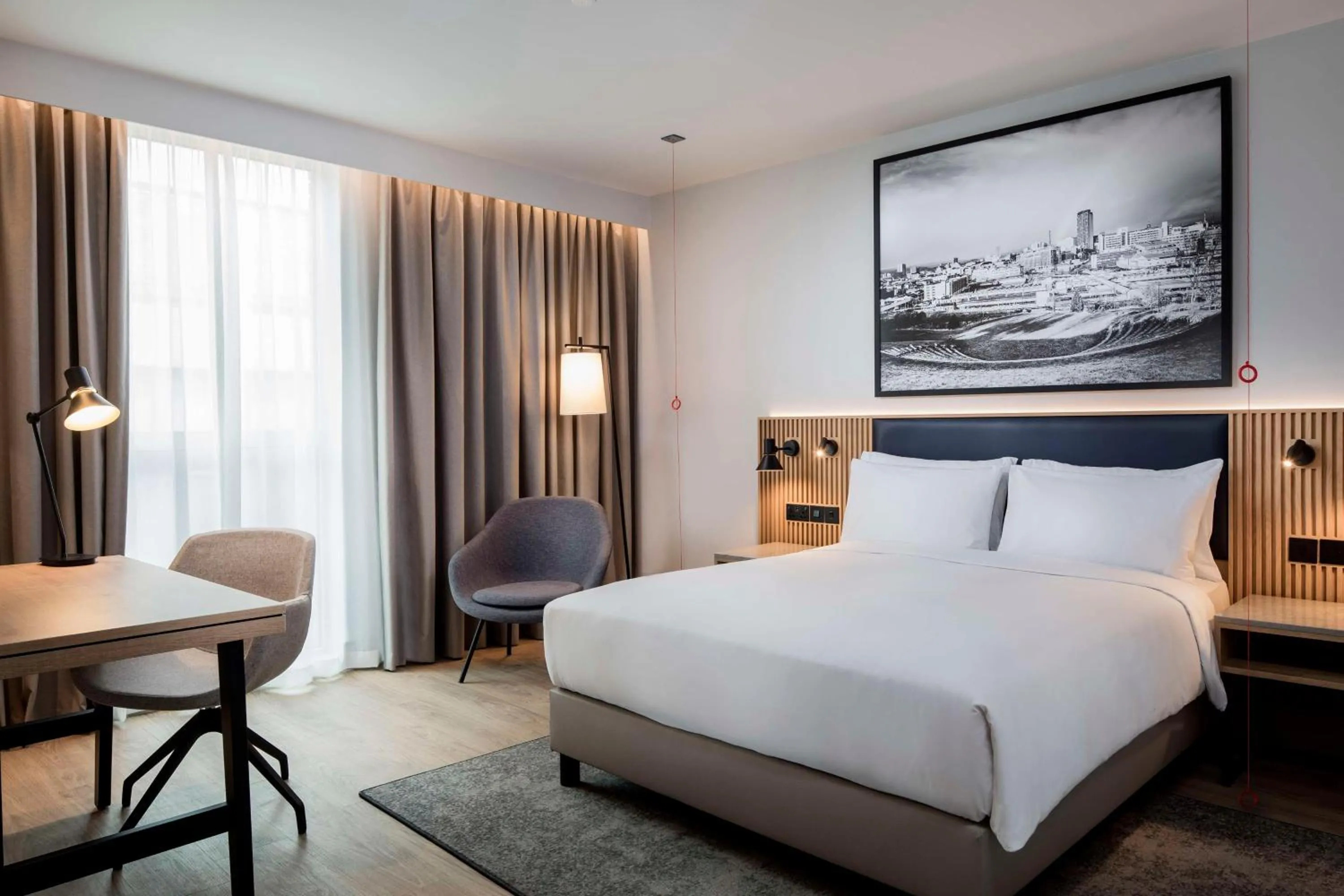 Bedroom, Bed in Radisson Blu Hotel, Sheffield