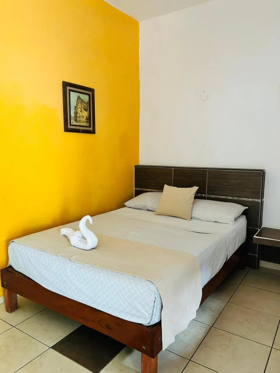 Bed in Hotel Szapot