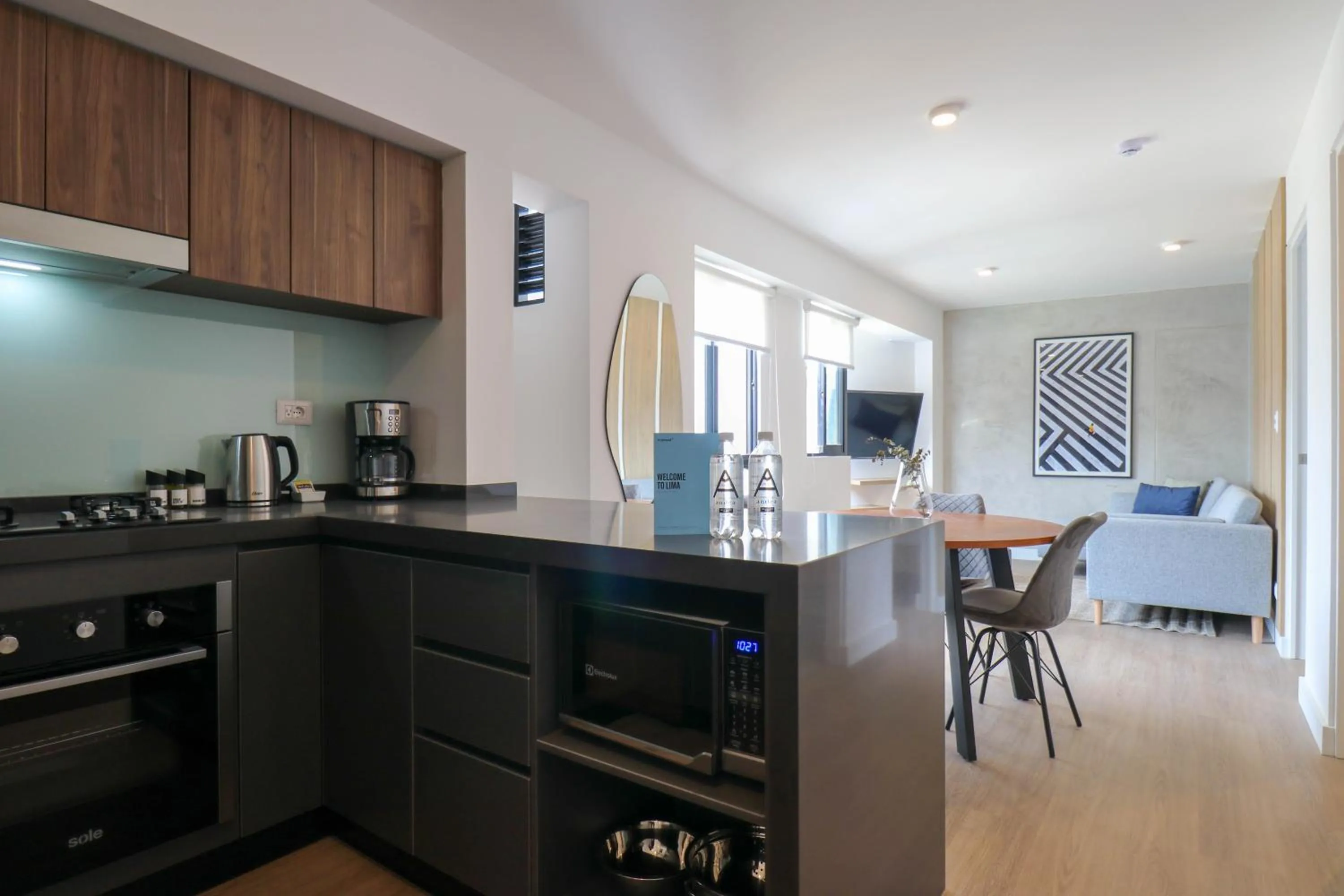 Kitchen or kitchenette in Gray by Wynwood House