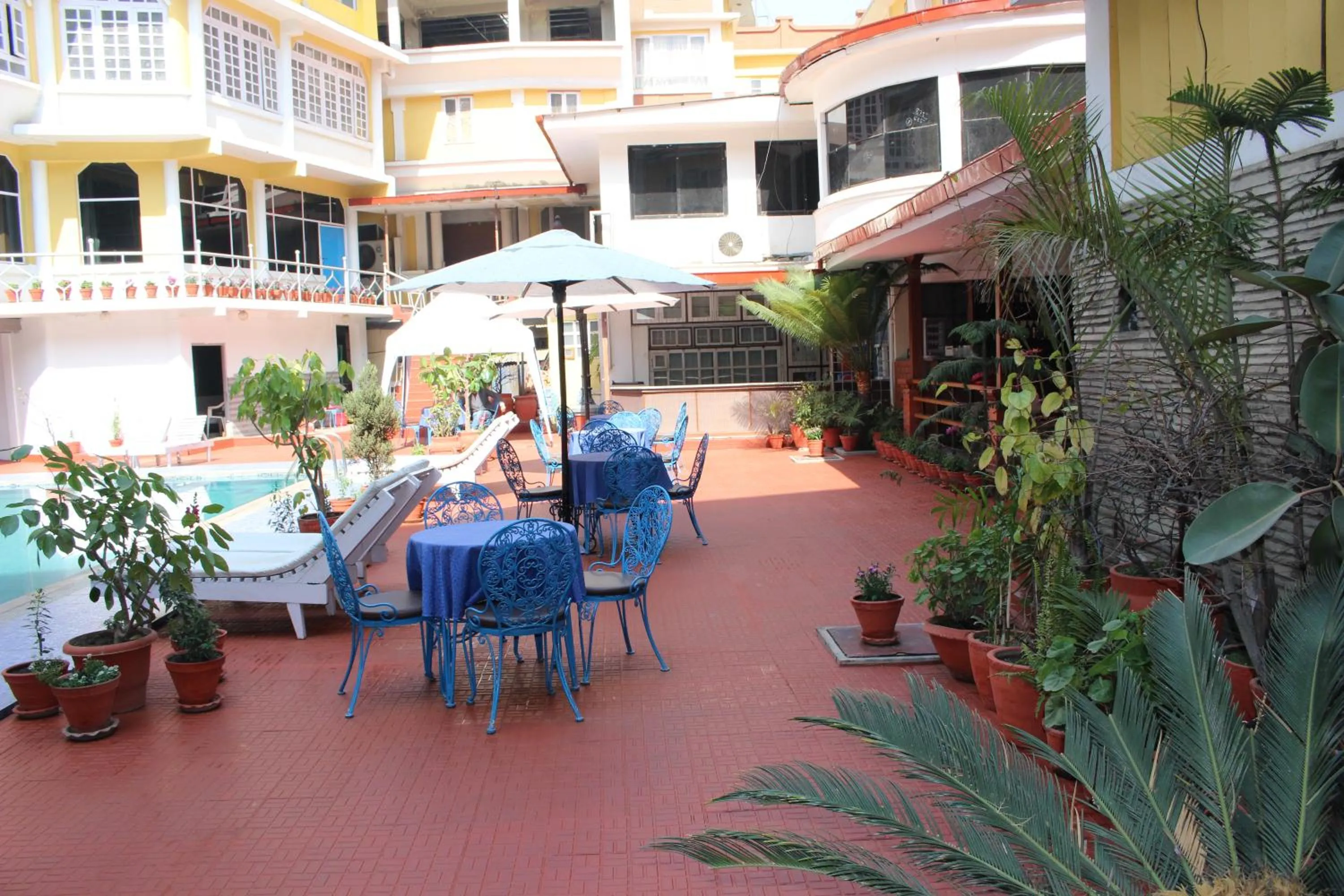 Garden in Hotel Woodland Kathmandu