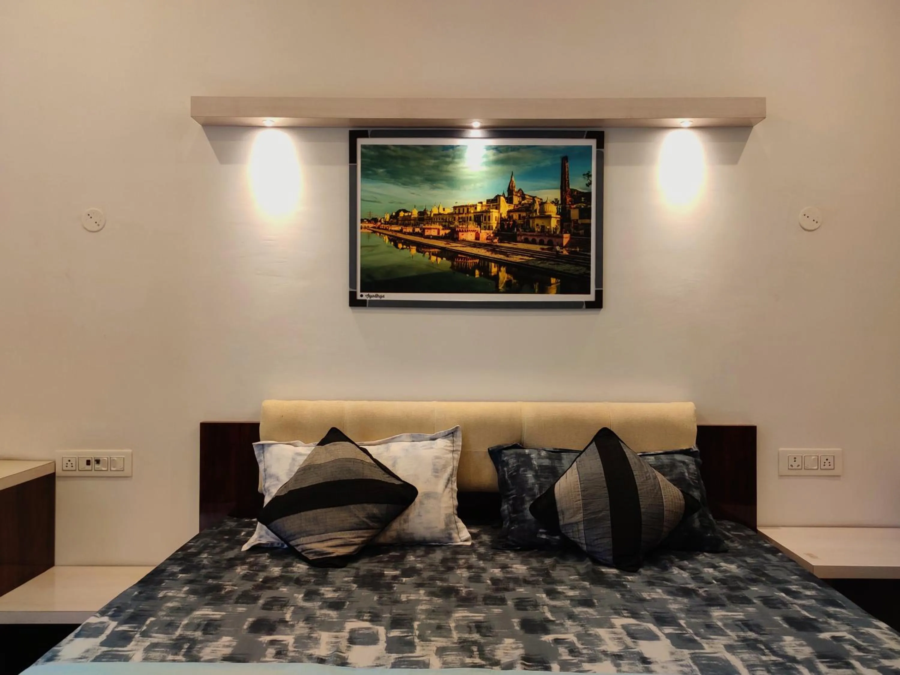 Bed in Khushi Paying Guest House