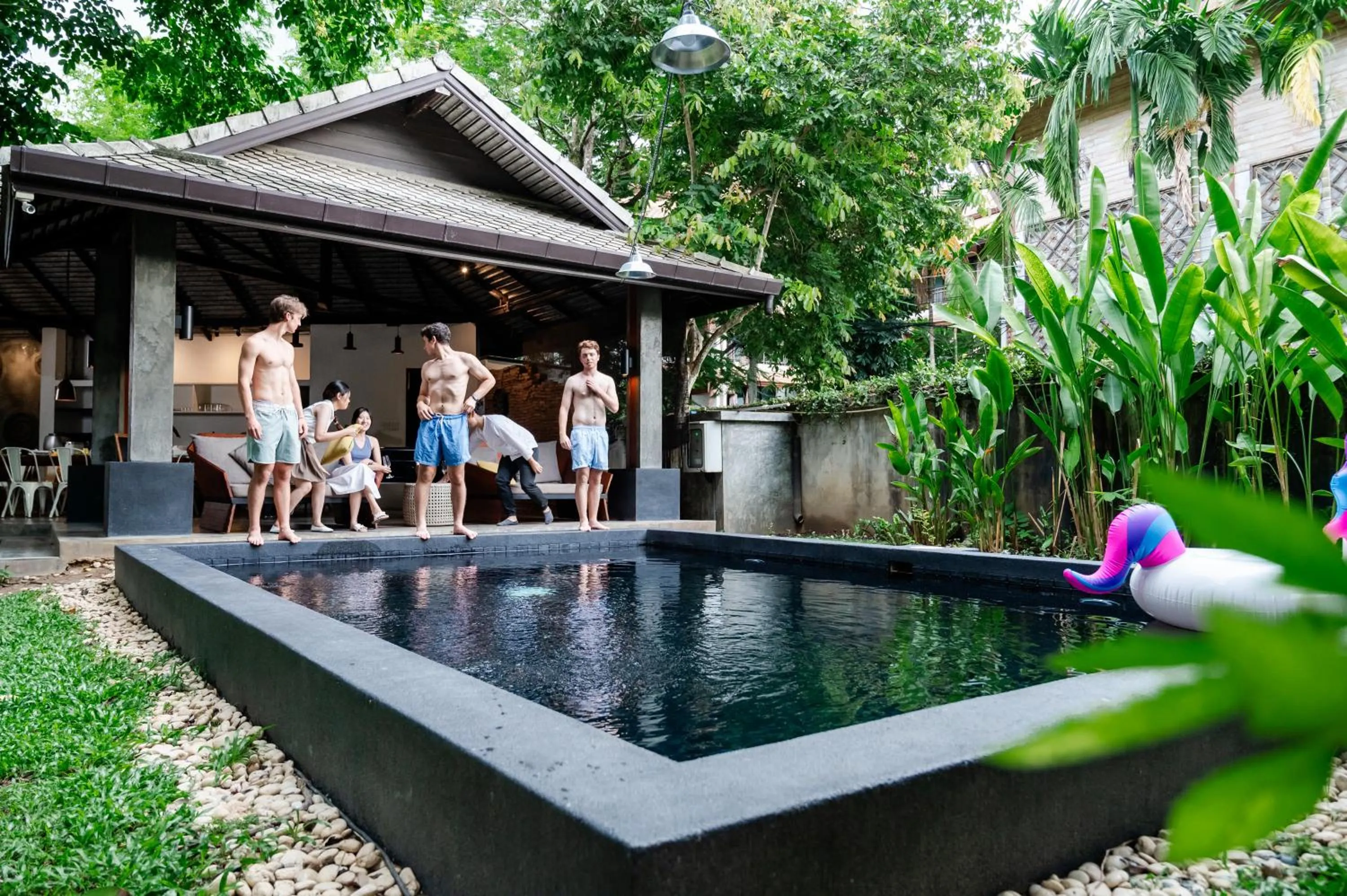 Pool view in Tolani Southgate Villa Chiang Mai