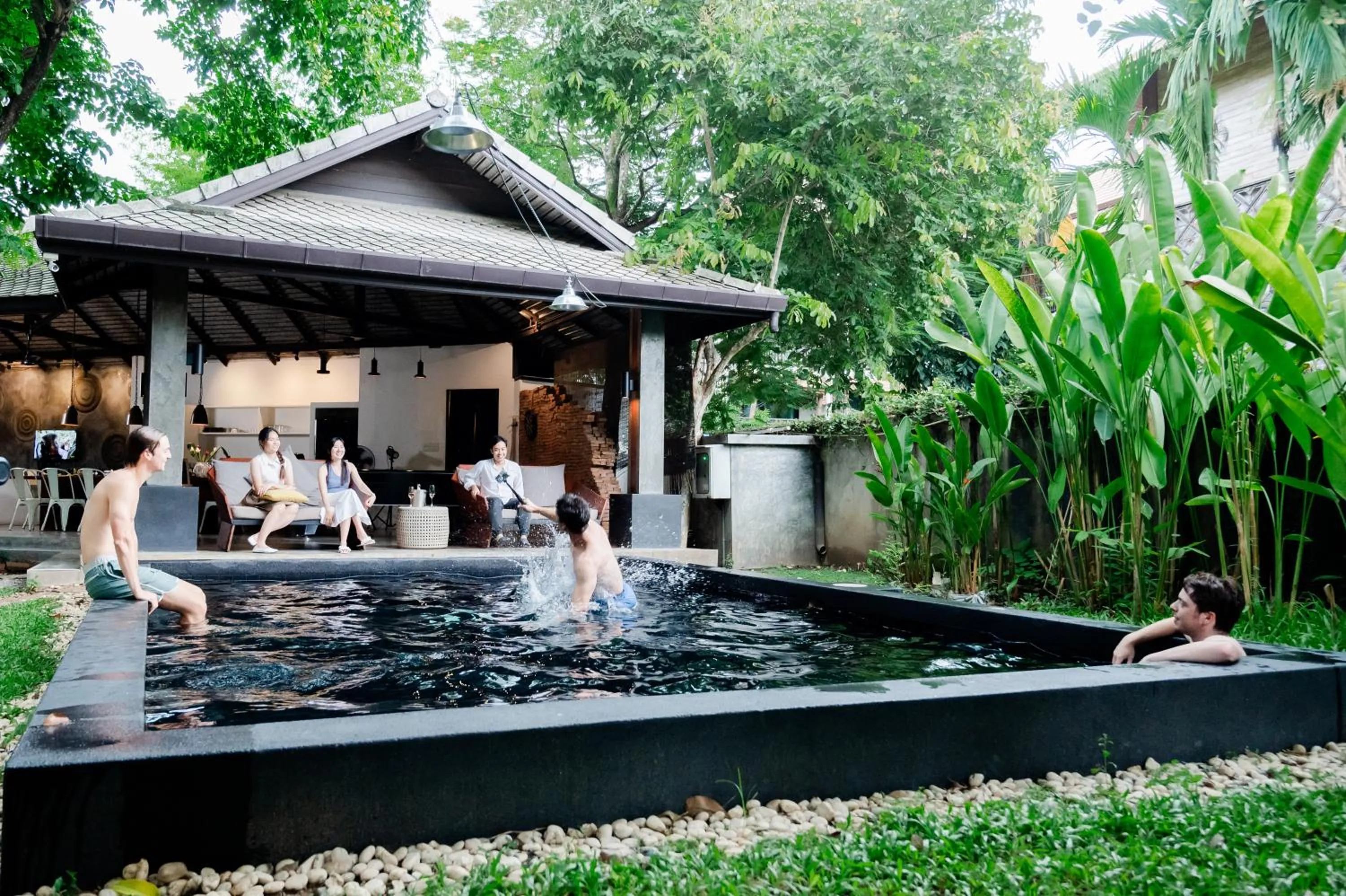 Swimming pool in Tolani Southgate Villa Chiang Mai