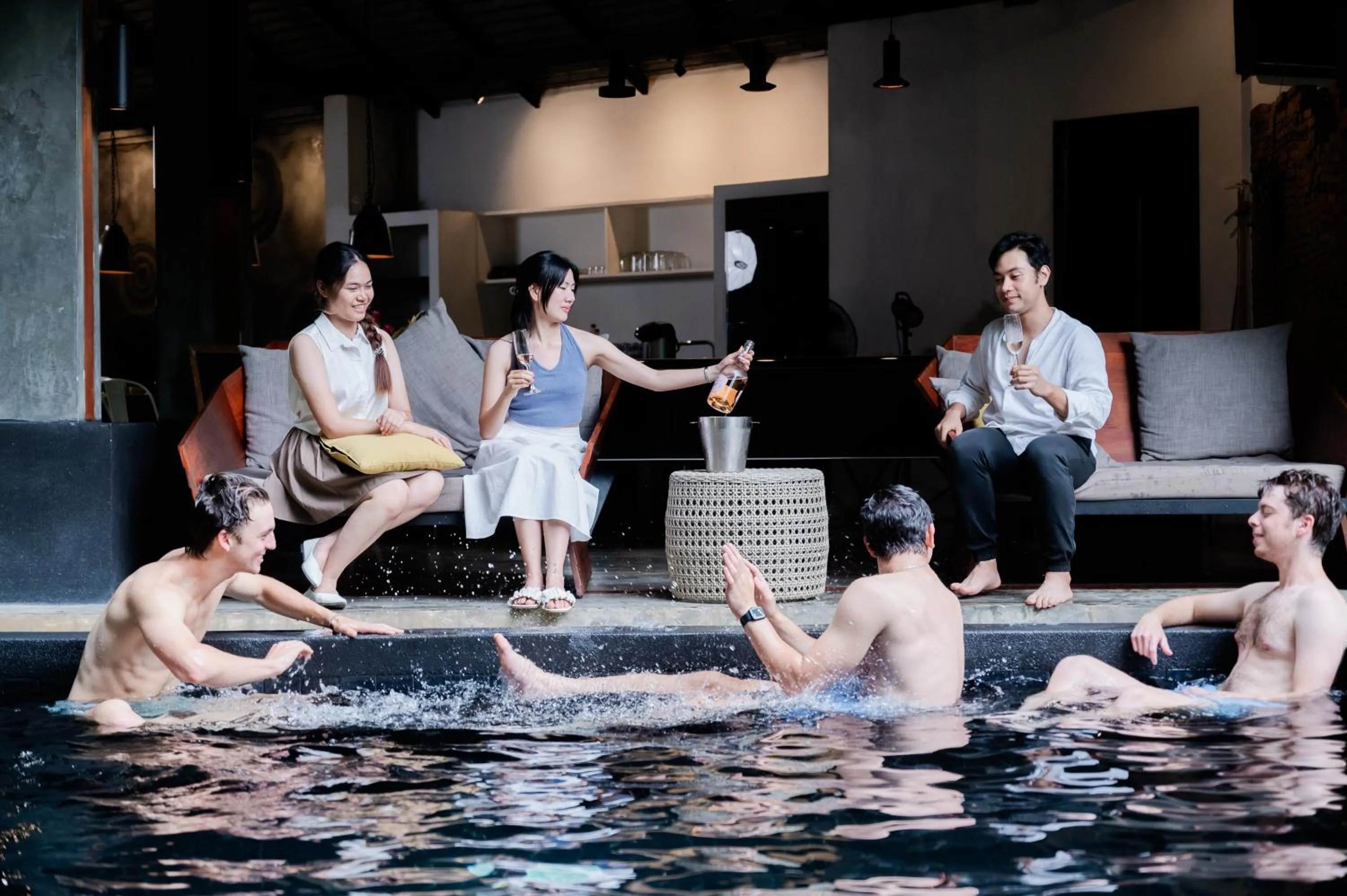 Pool view in Tolani Southgate Villa Chiang Mai