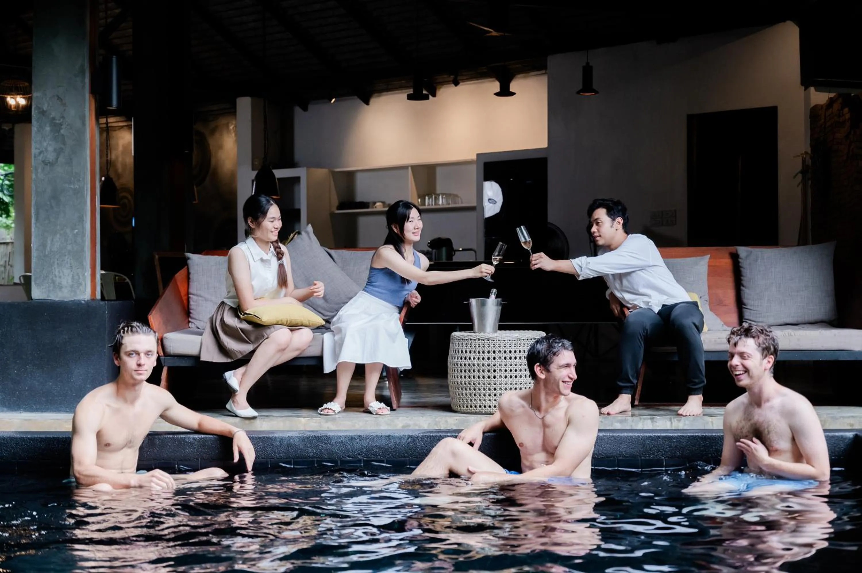 Pool view in Tolani Southgate Villa Chiang Mai