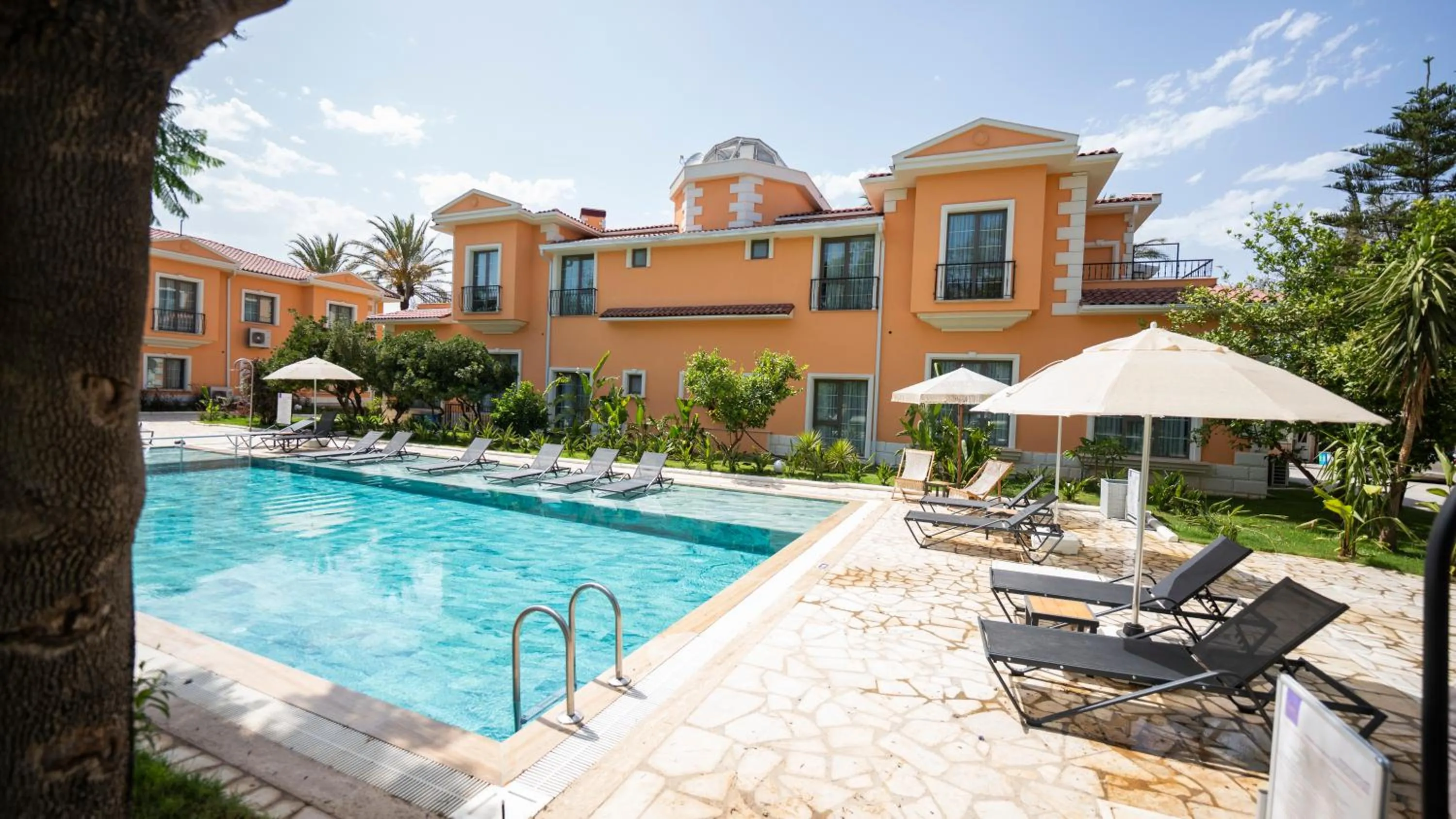 Pool view in Ema Houses