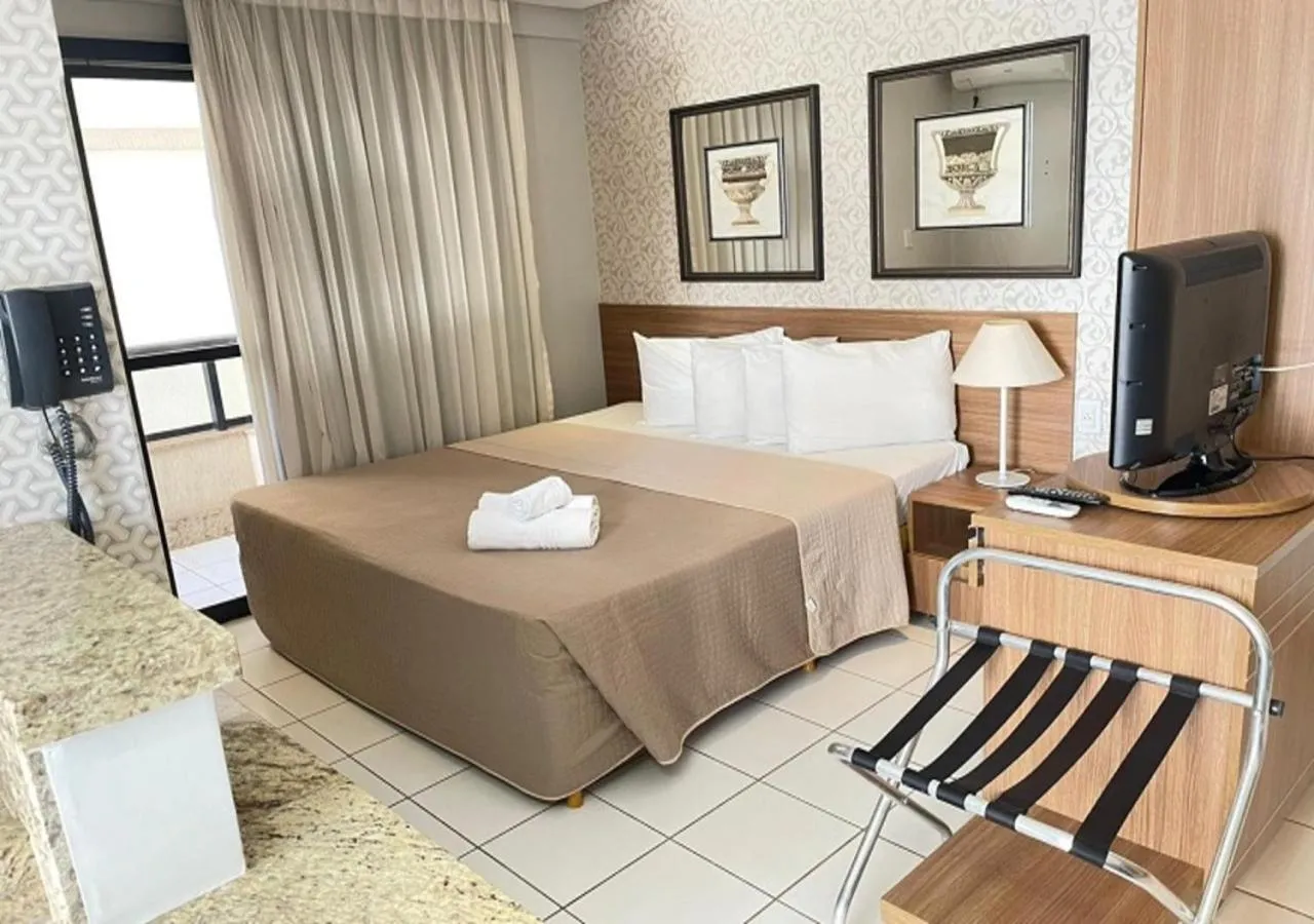 Bedroom, Bed in Sun Square Suítes Hotel By Lual