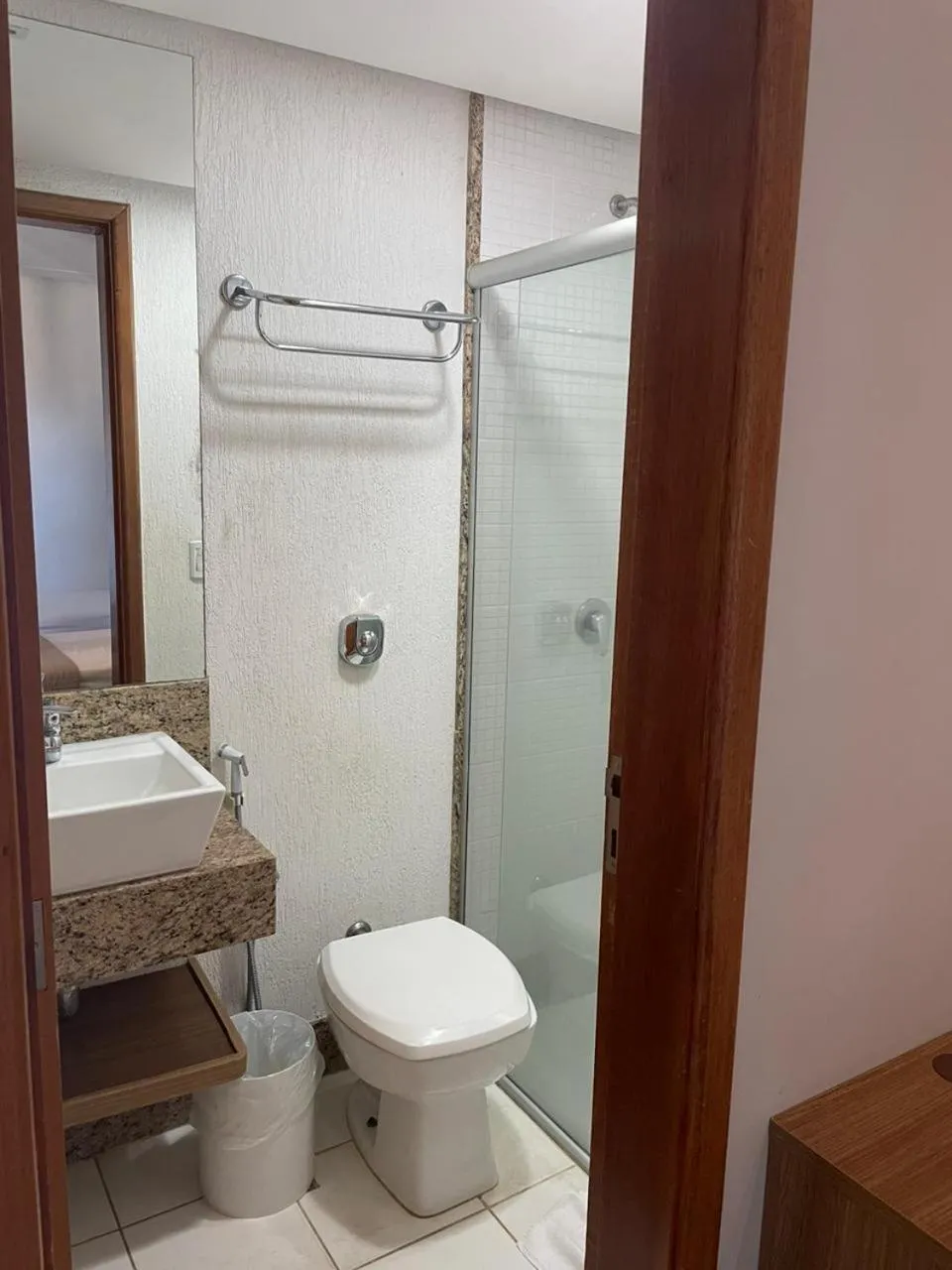 Bathroom in Sun Square Suítes Hotel By Lual