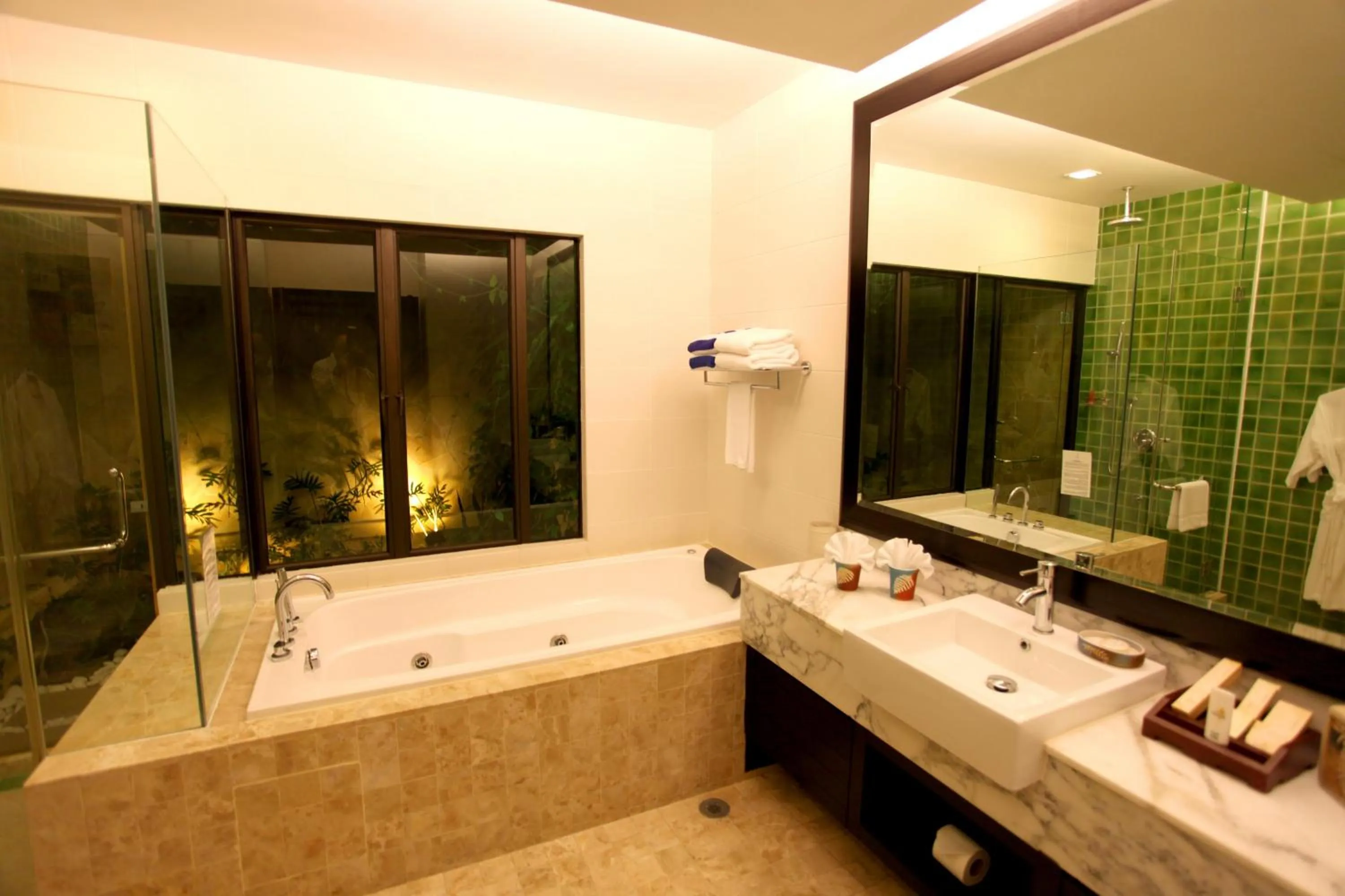 Bathroom in Borneo Beach Villa & Suite