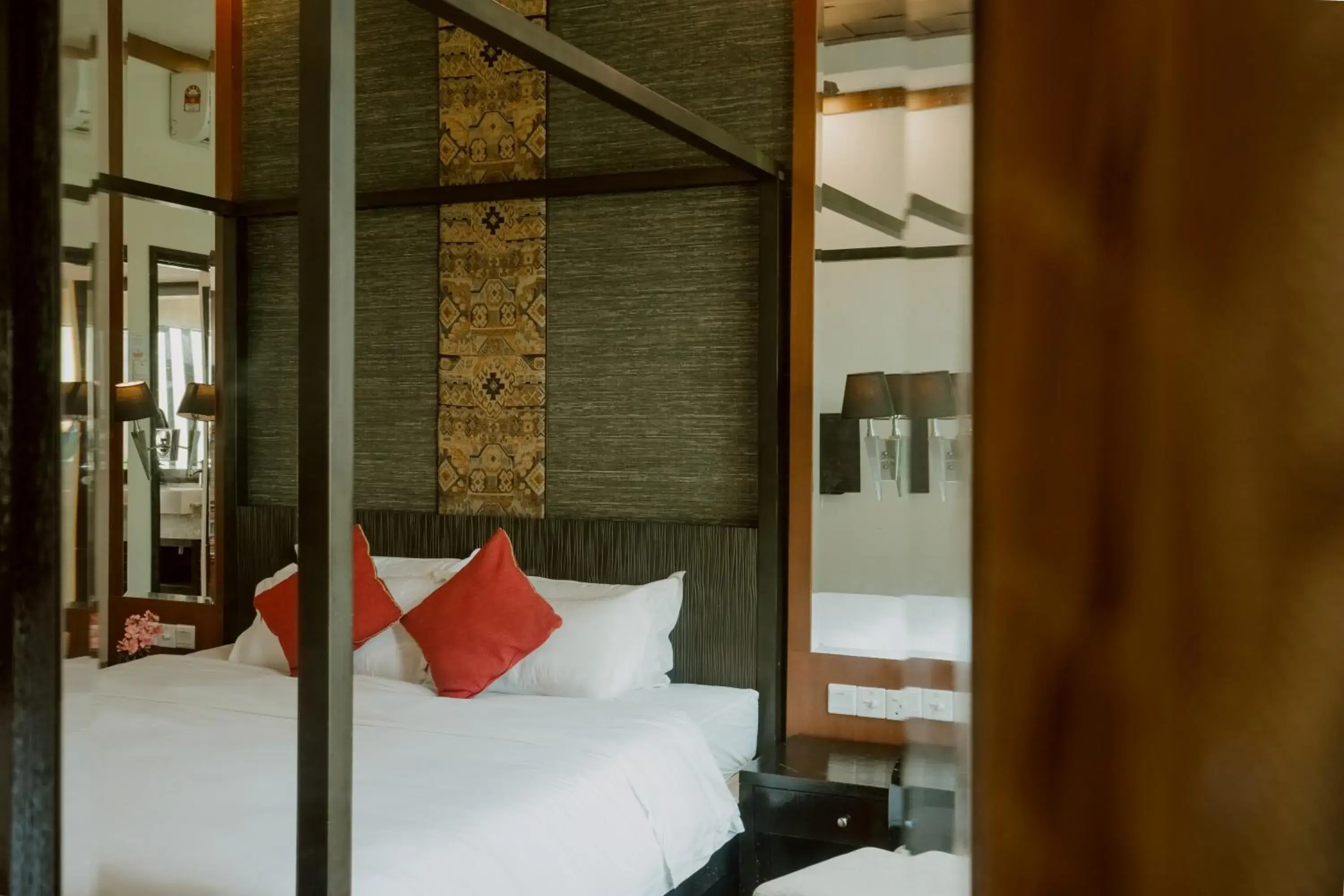 Bed in Borneo Beach Villa & Suite Bed in Borneo Beach Villa & Suite