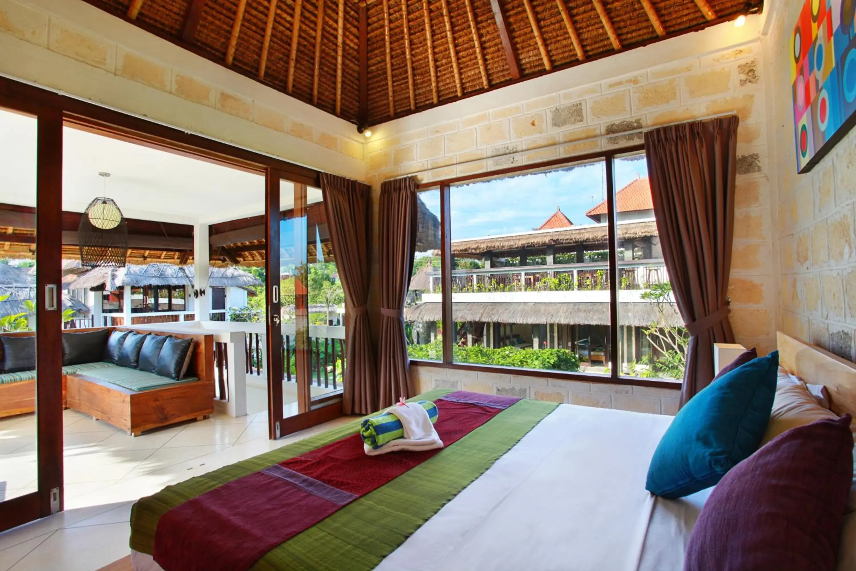 Cottage with Balcony or Terrace in Hill Dance Bali American Hotel Cottage with Balcony or Terrace in Hill Dance Bali American Hotel