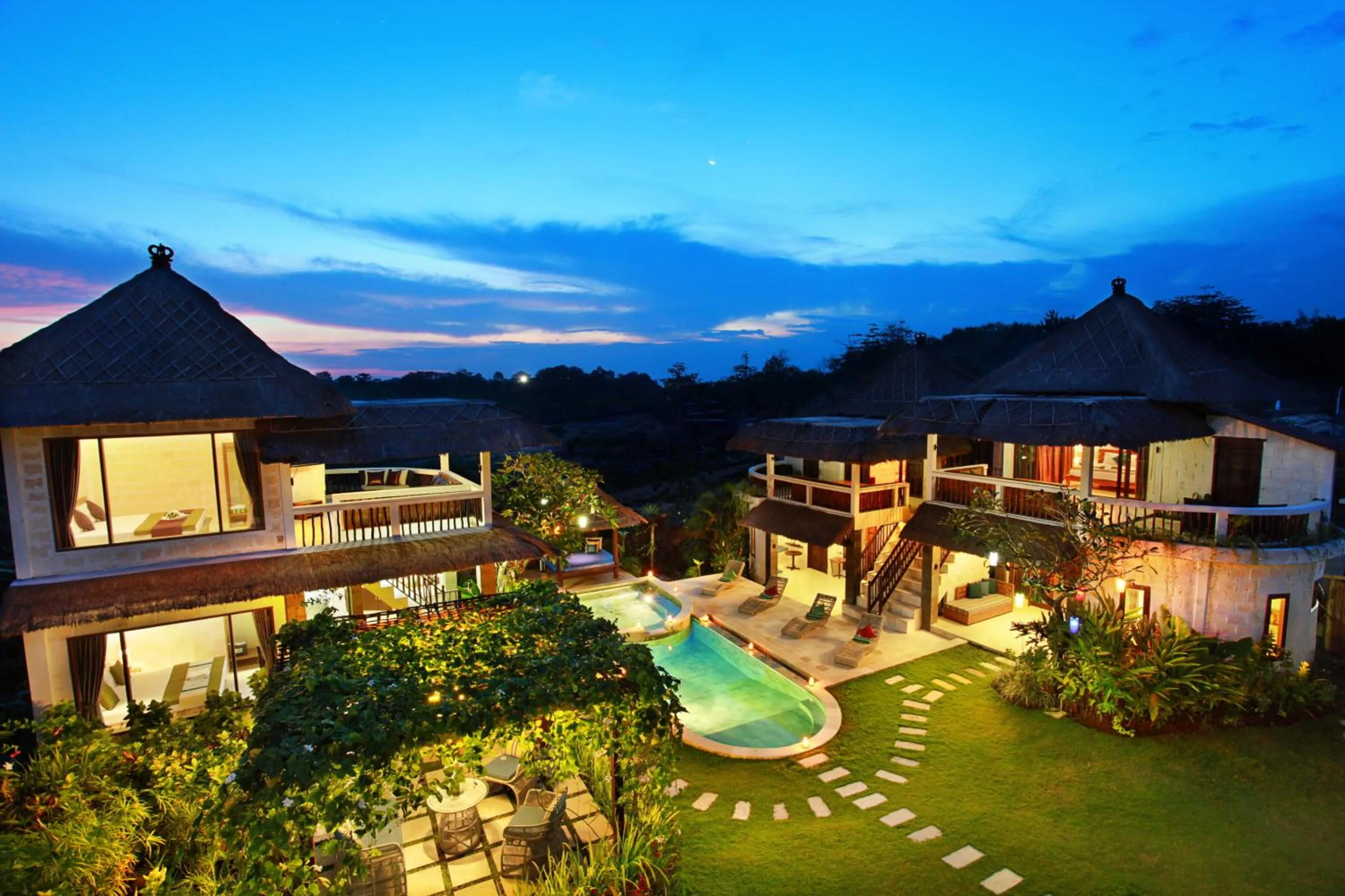 Property building in Hill Dance Bali American Hotel