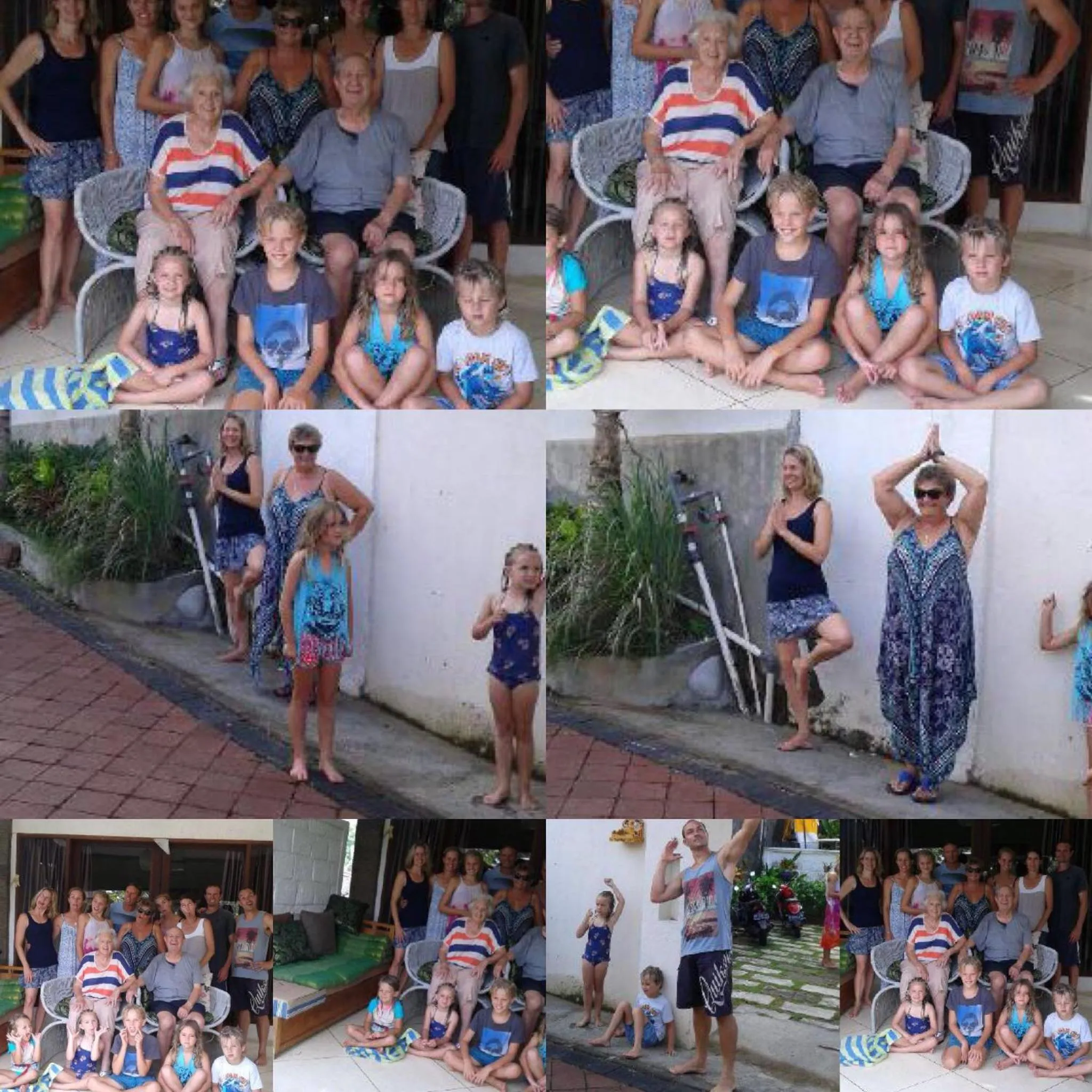 group of guests in Hill Dance Bali American Hotel