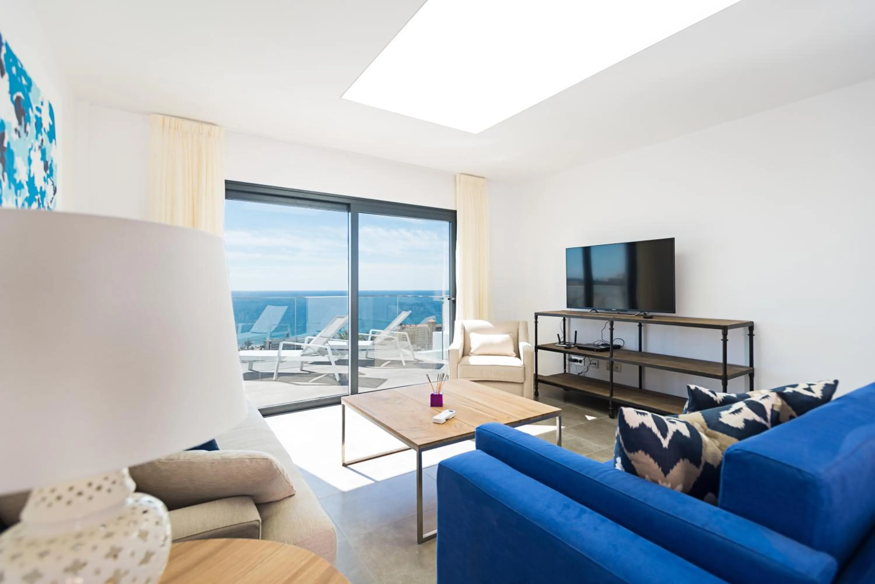 Living room in Altos de la Gloria Beach Apartments