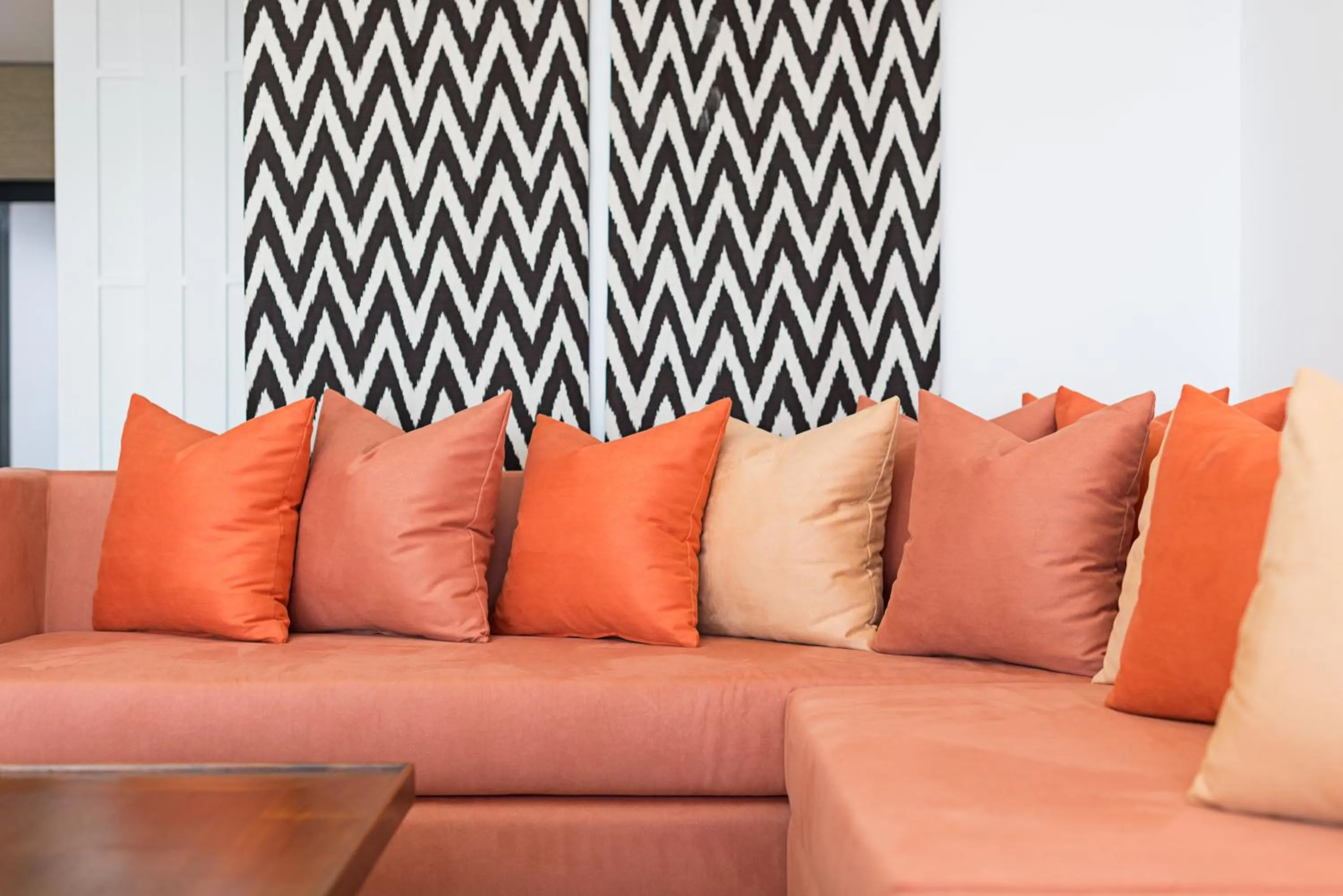 Living room in Altos de la Gloria Beach Apartments