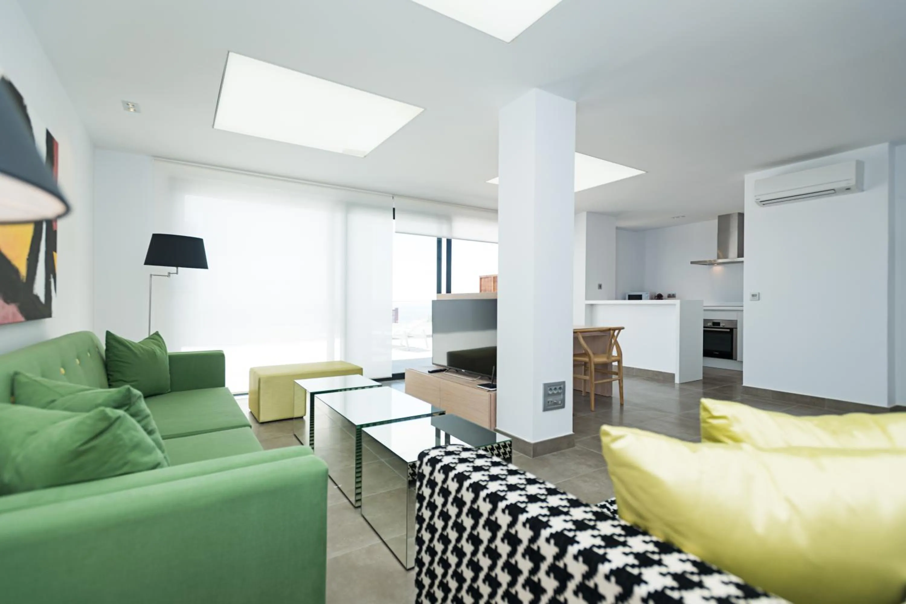 Living room in Altos de la Gloria Beach Apartments