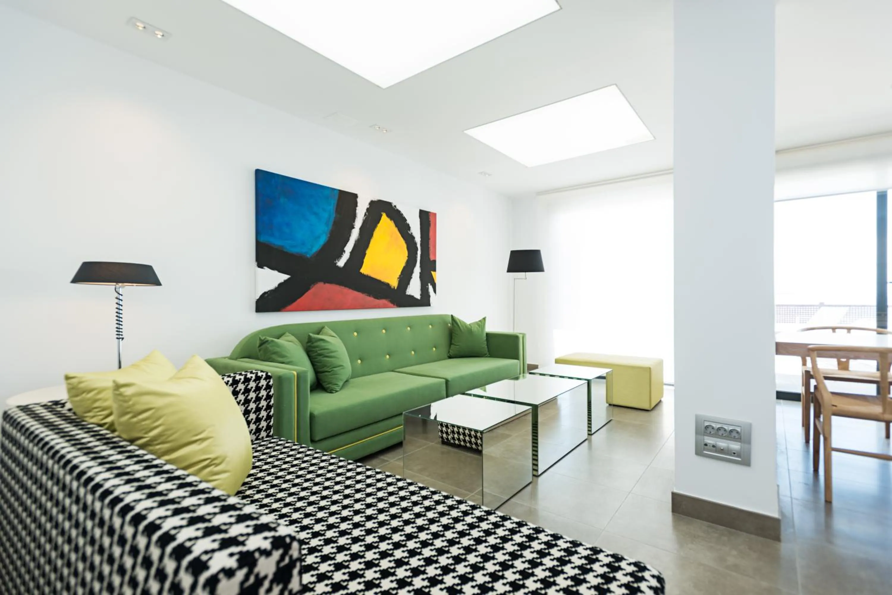 Living room in Altos de la Gloria Beach Apartments