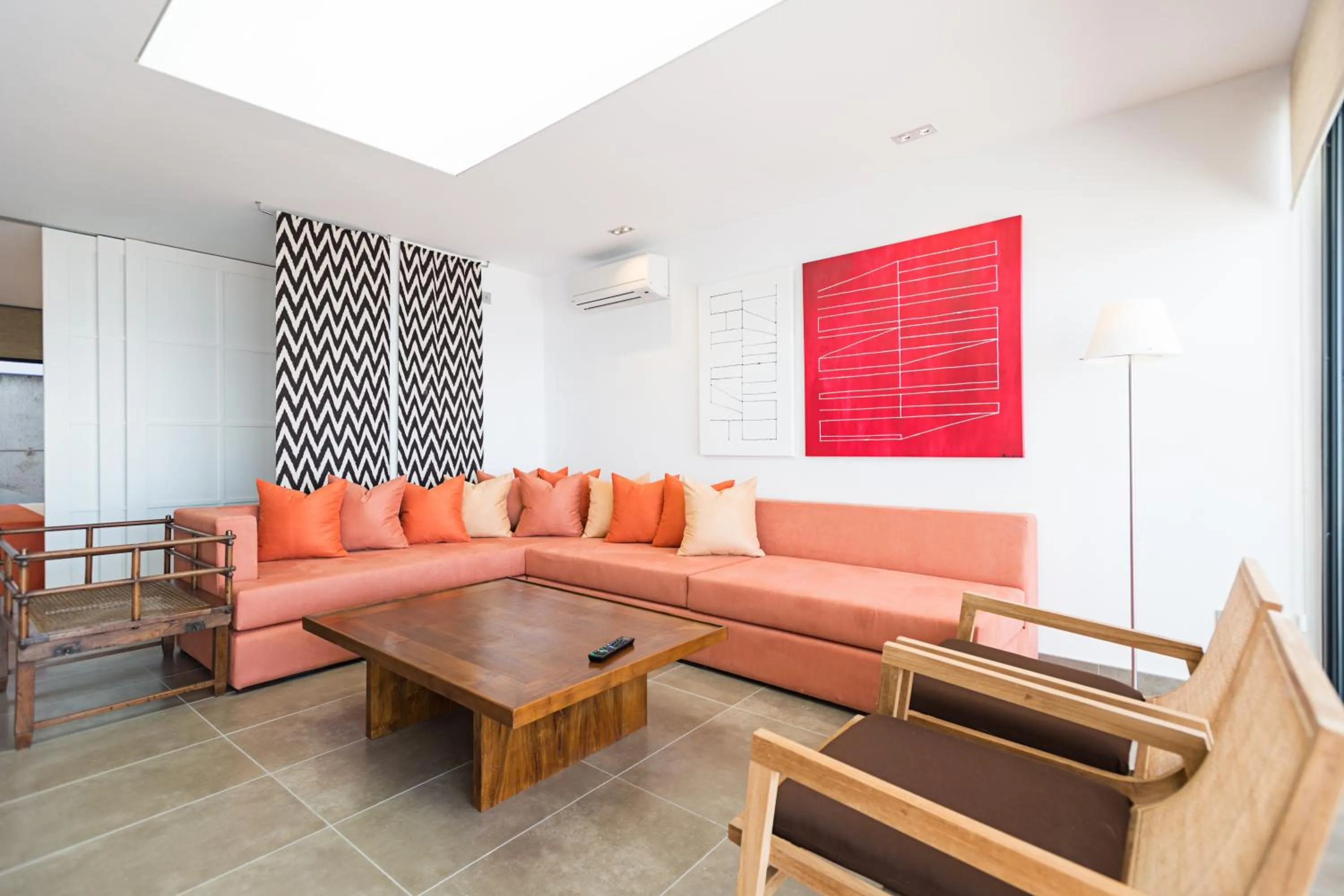 Living room in Altos de la Gloria Beach Apartments