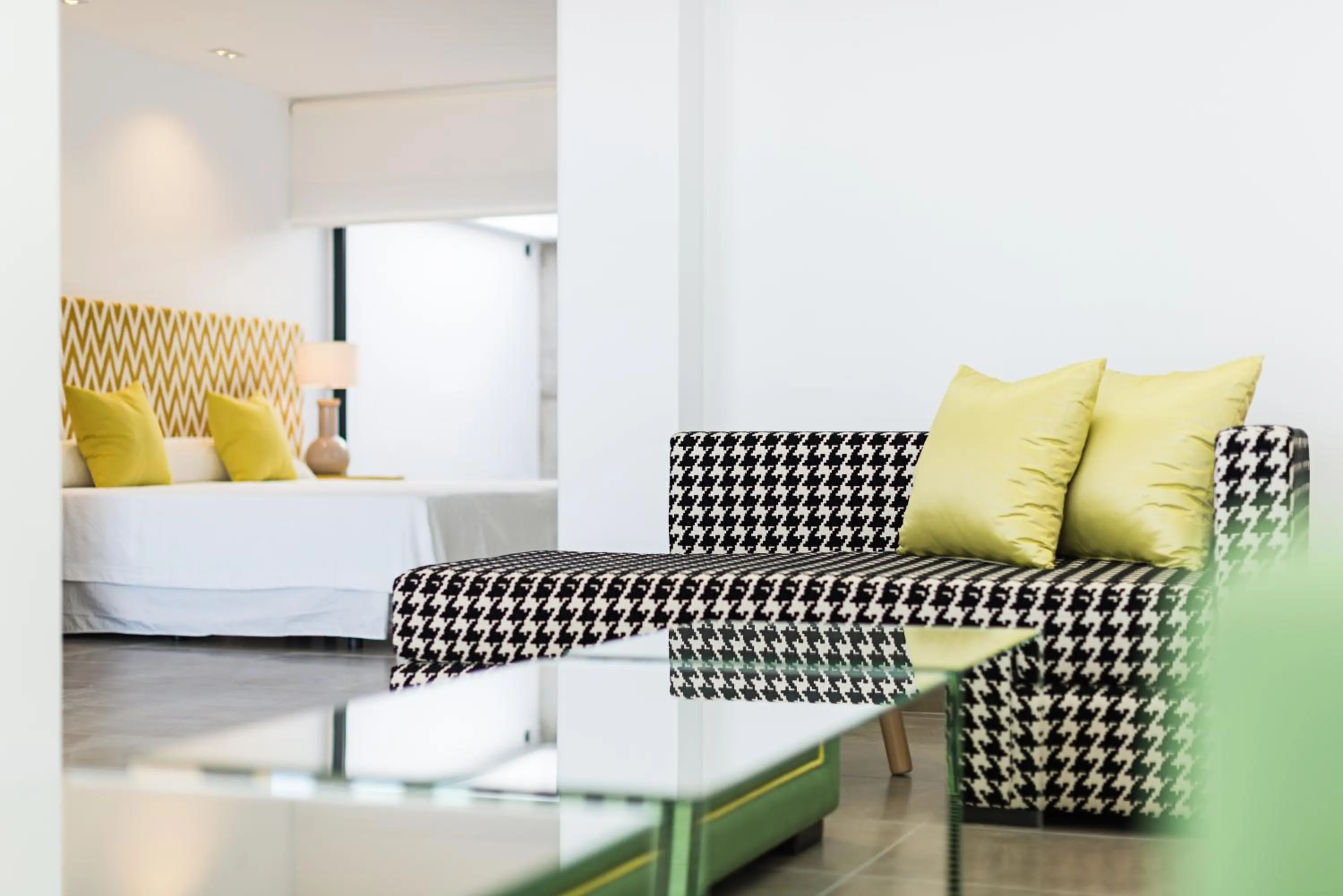 Living room in Altos de la Gloria Beach Apartments