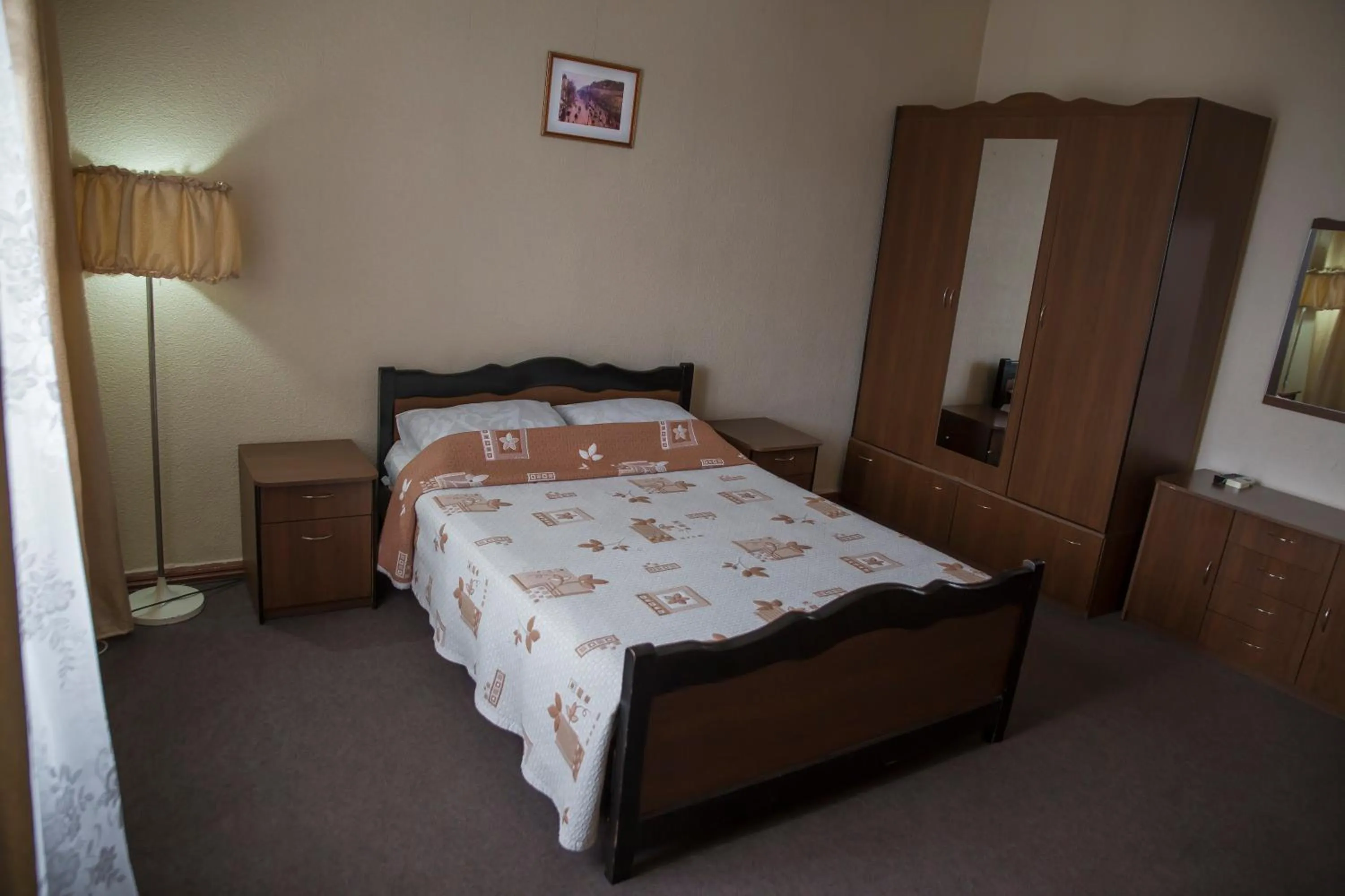 Bed in Chisinau Hotel