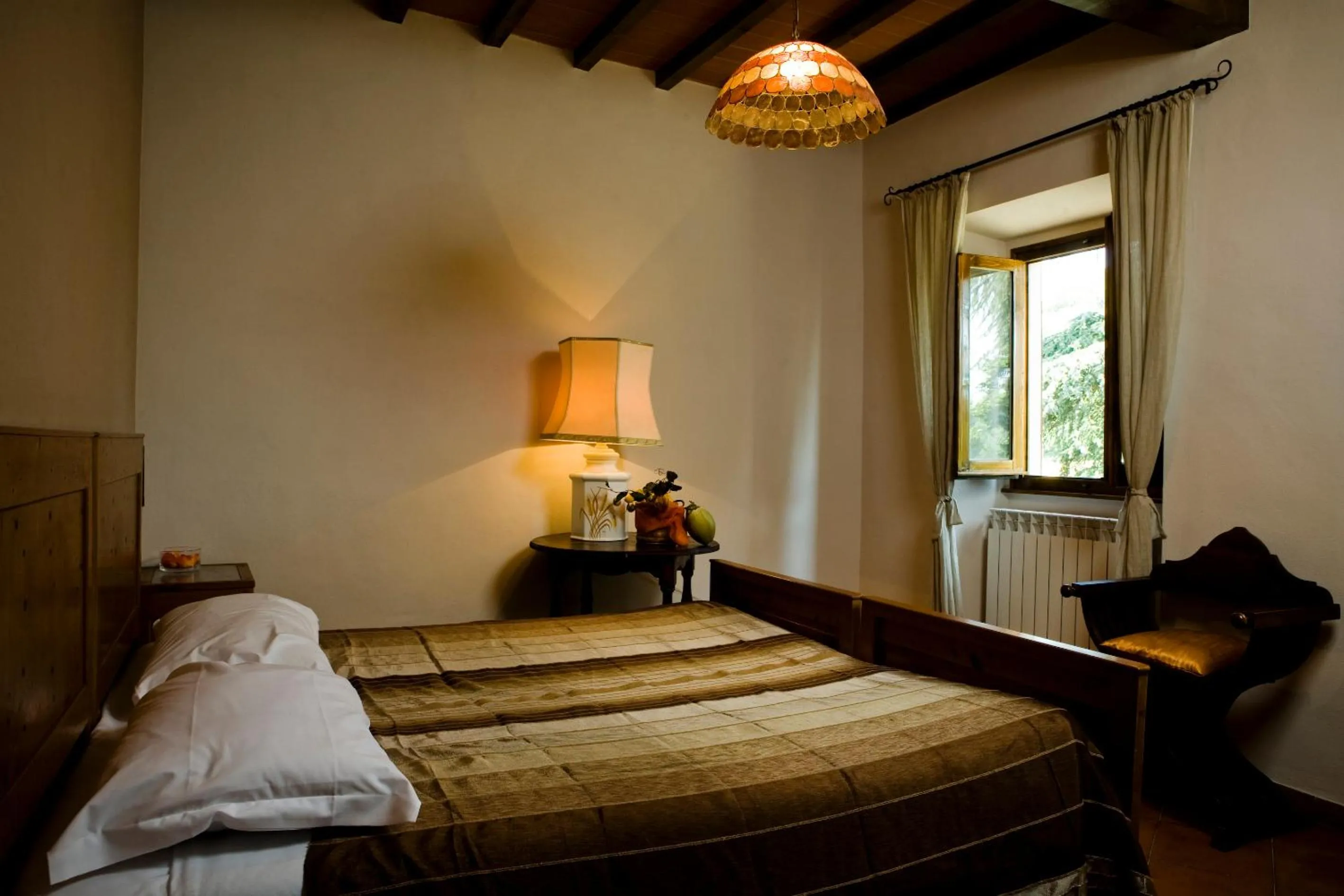 Bedroom, Bed in Agriturismo La Topaia