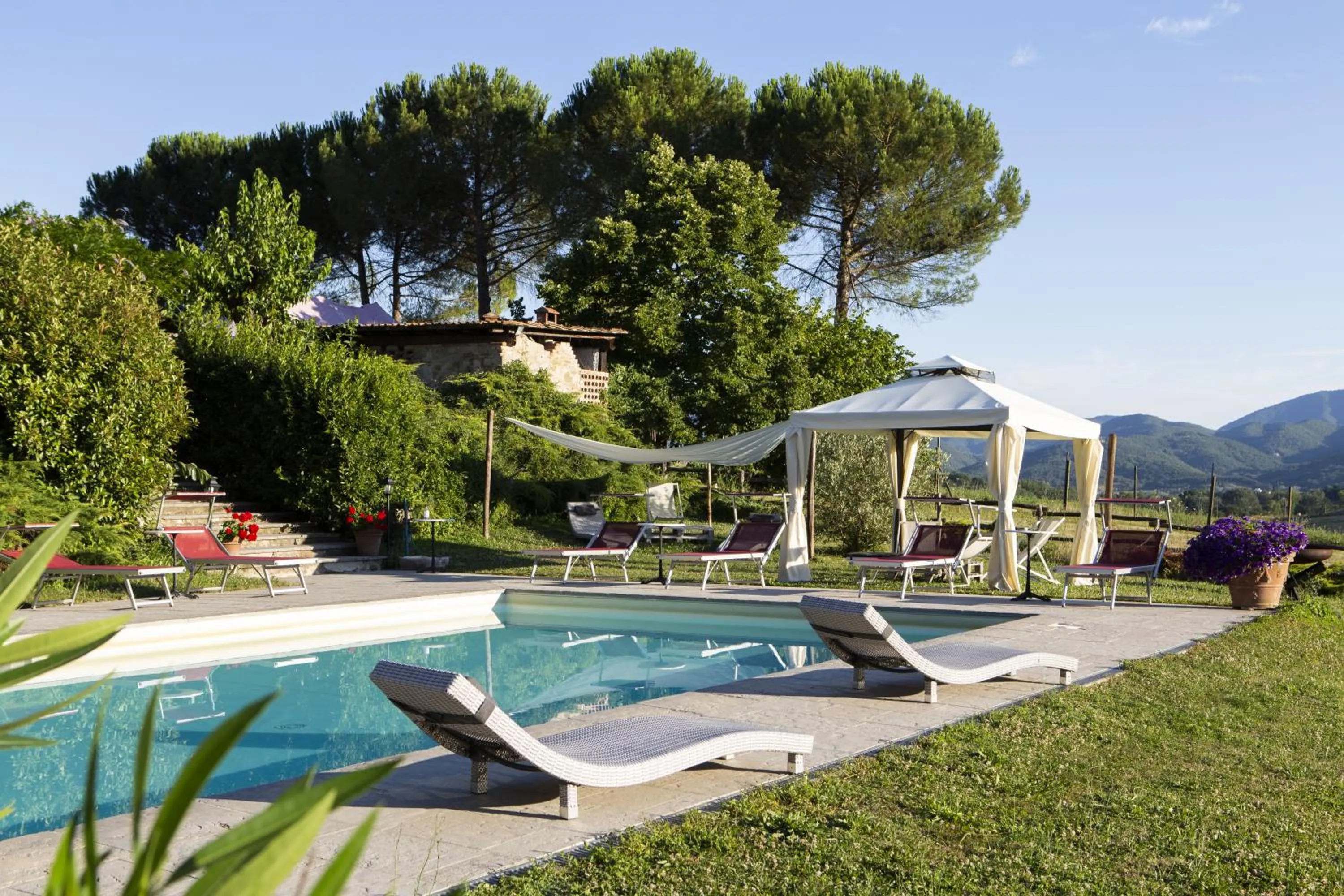 Swimming pool in Agriturismo La Topaia