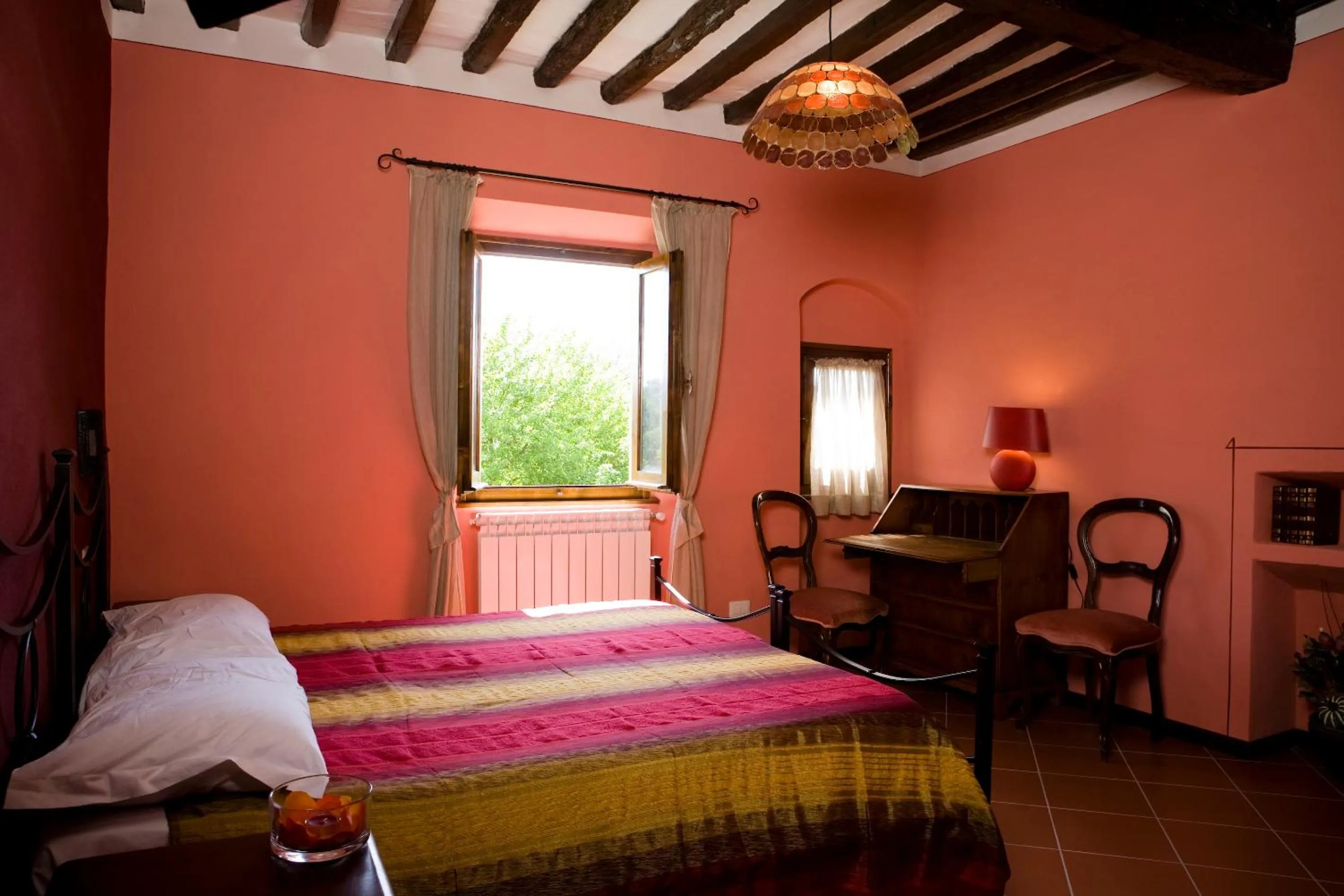 Bedroom, Bed in Agriturismo La Topaia