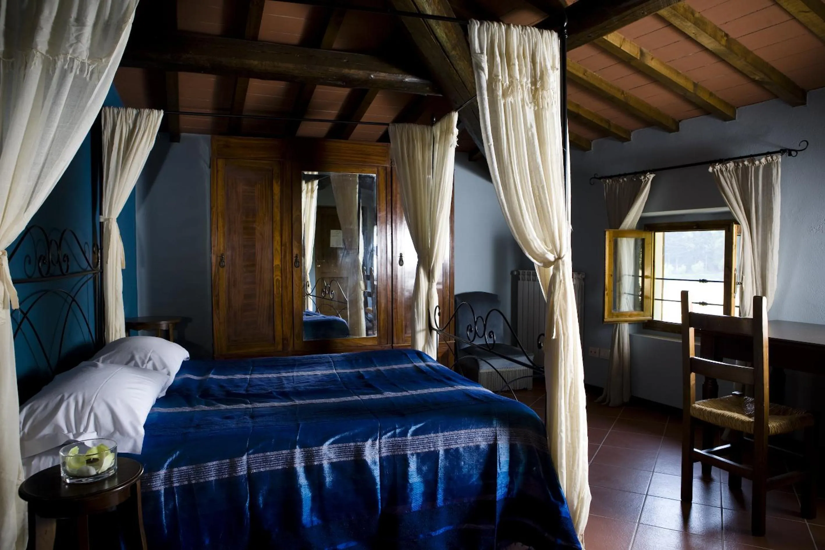 Bedroom, Bed in Agriturismo La Topaia
