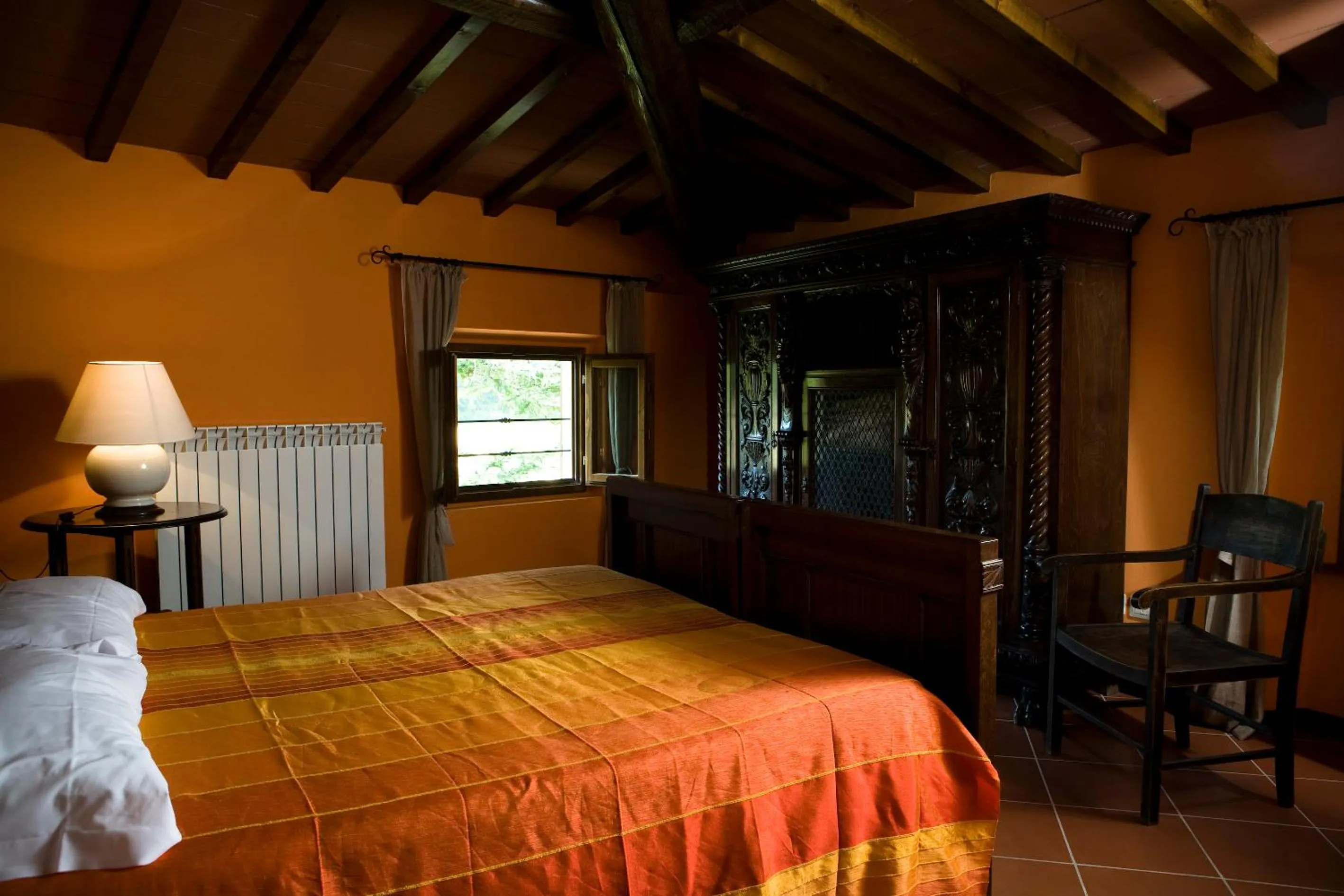 Bedroom, Bed in Agriturismo La Topaia