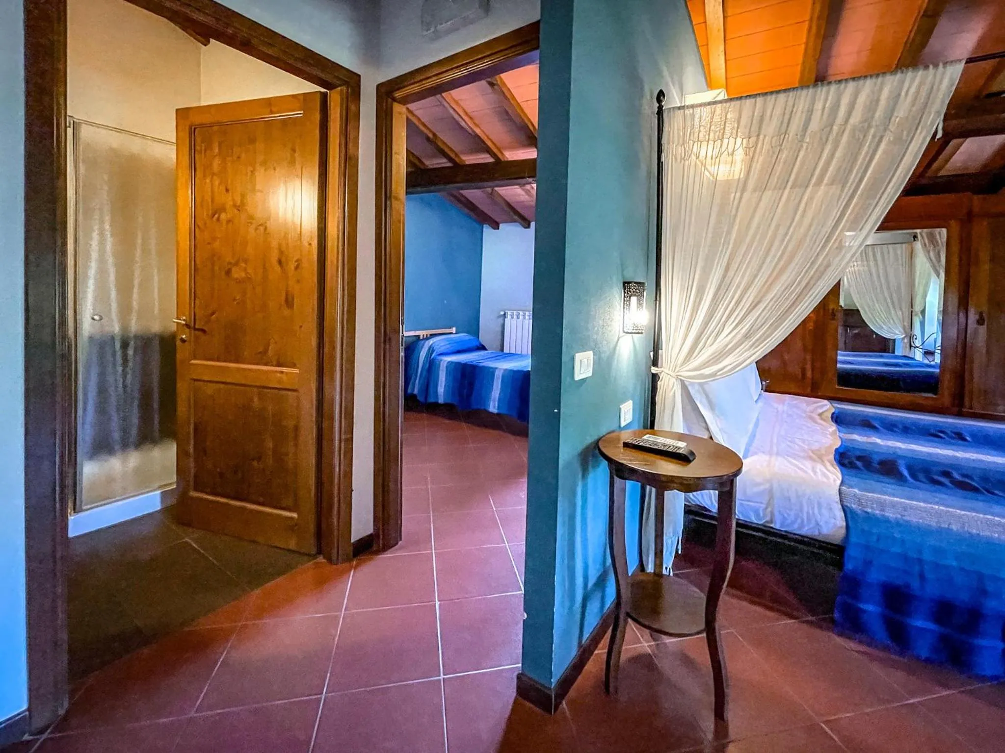 Bed in Agriturismo La Topaia