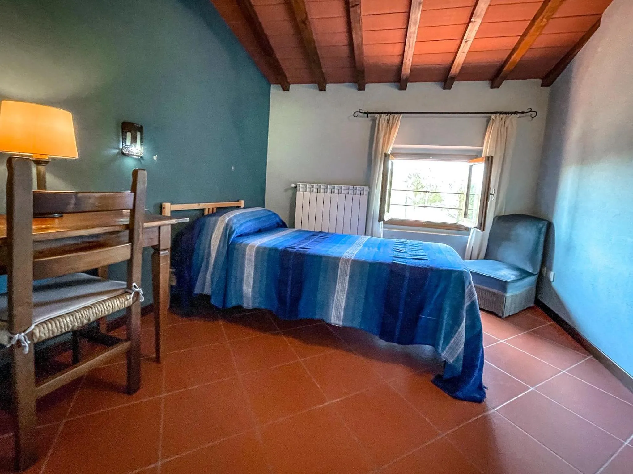 Bed in Agriturismo La Topaia
