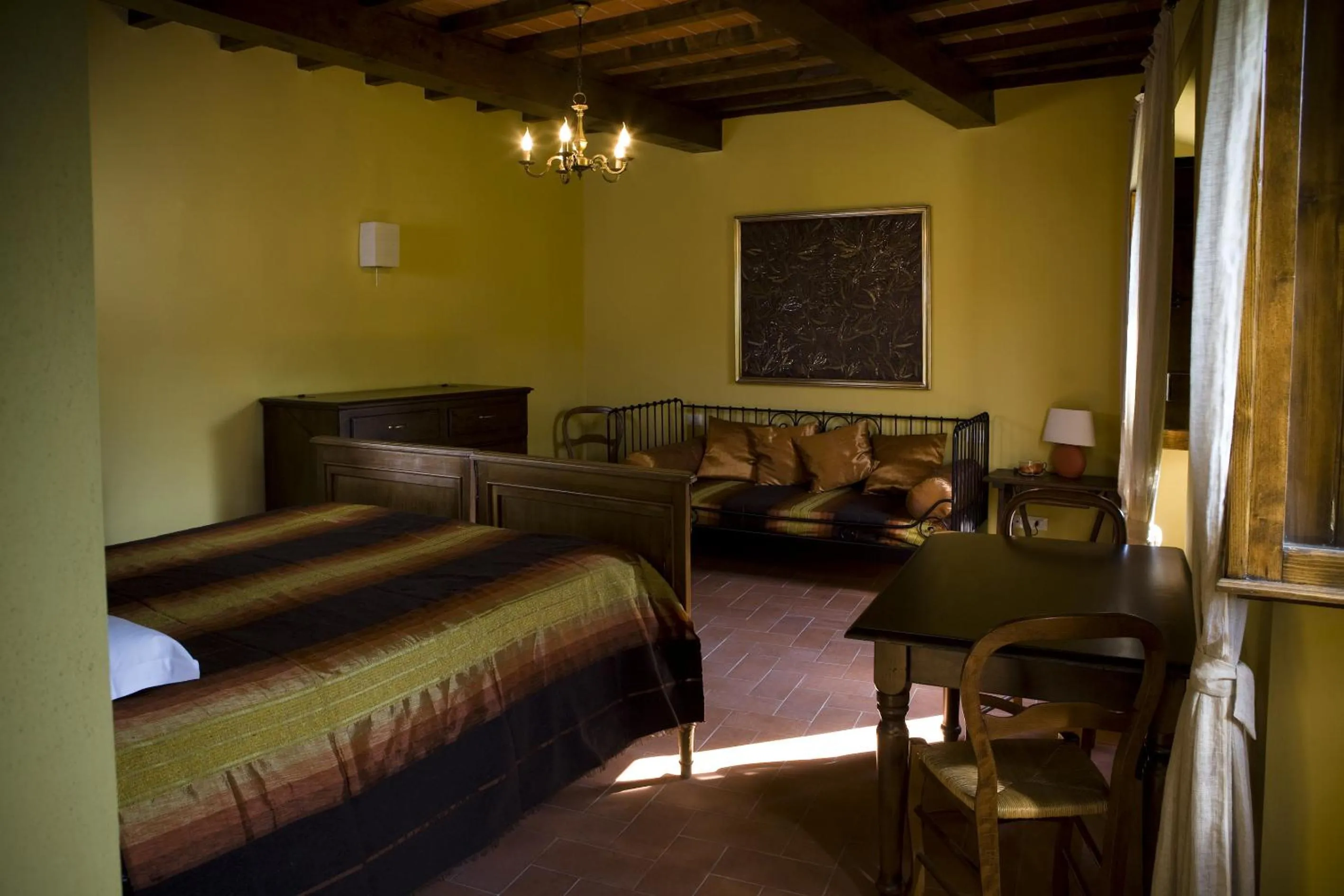 Bedroom, Bed in Agriturismo La Topaia