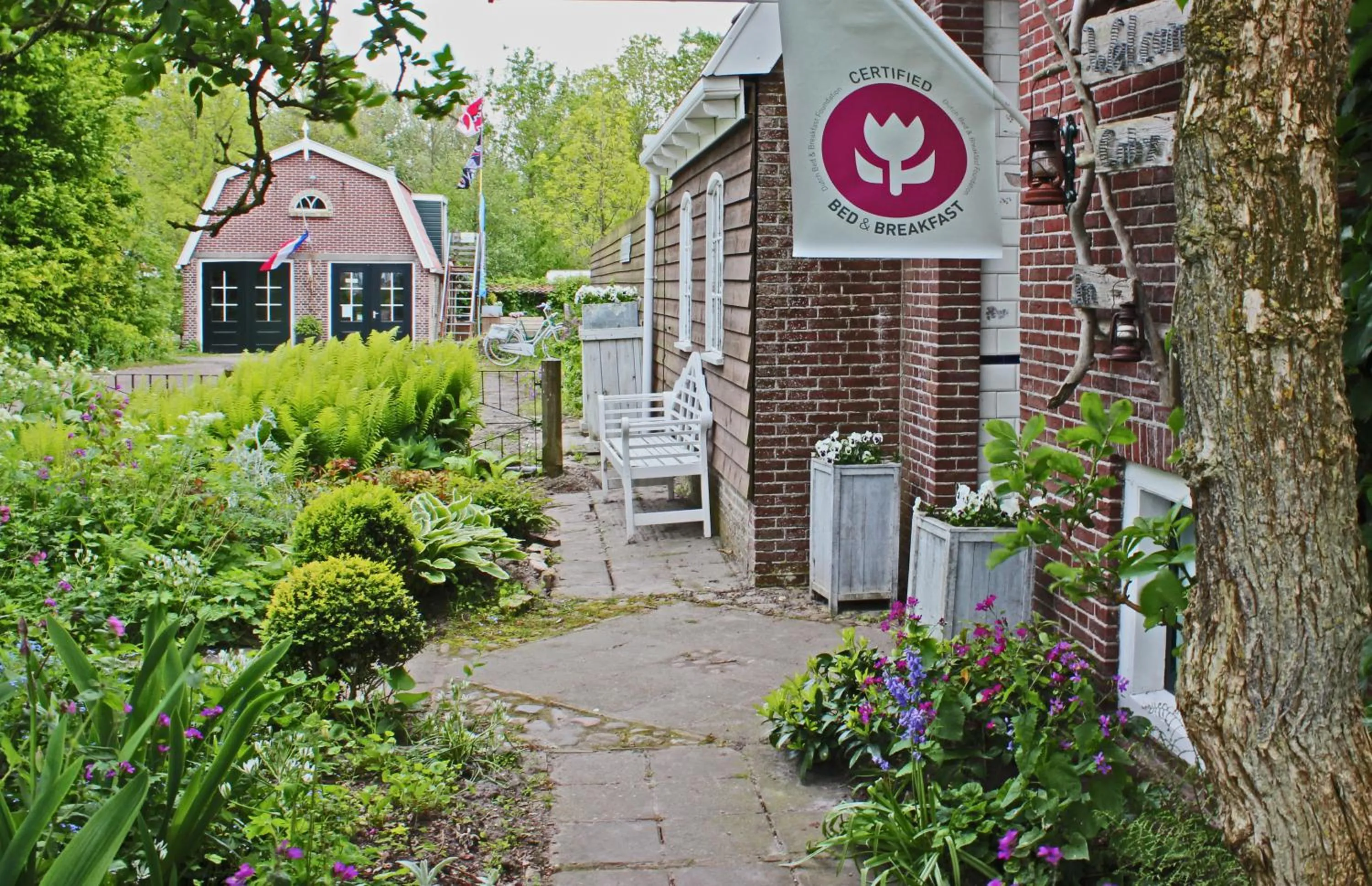 Garden in B&B Welgelegen