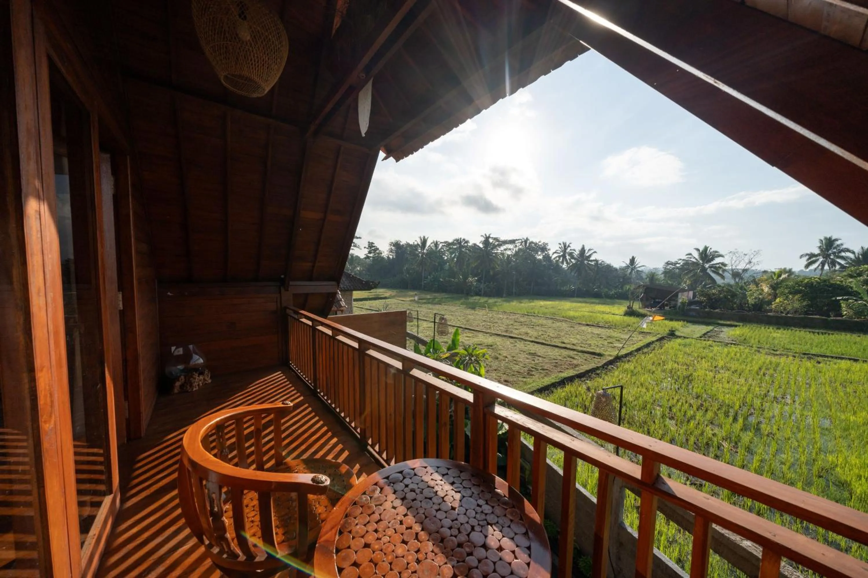 Balcony/Terrace in Aditara Sebatu Villa