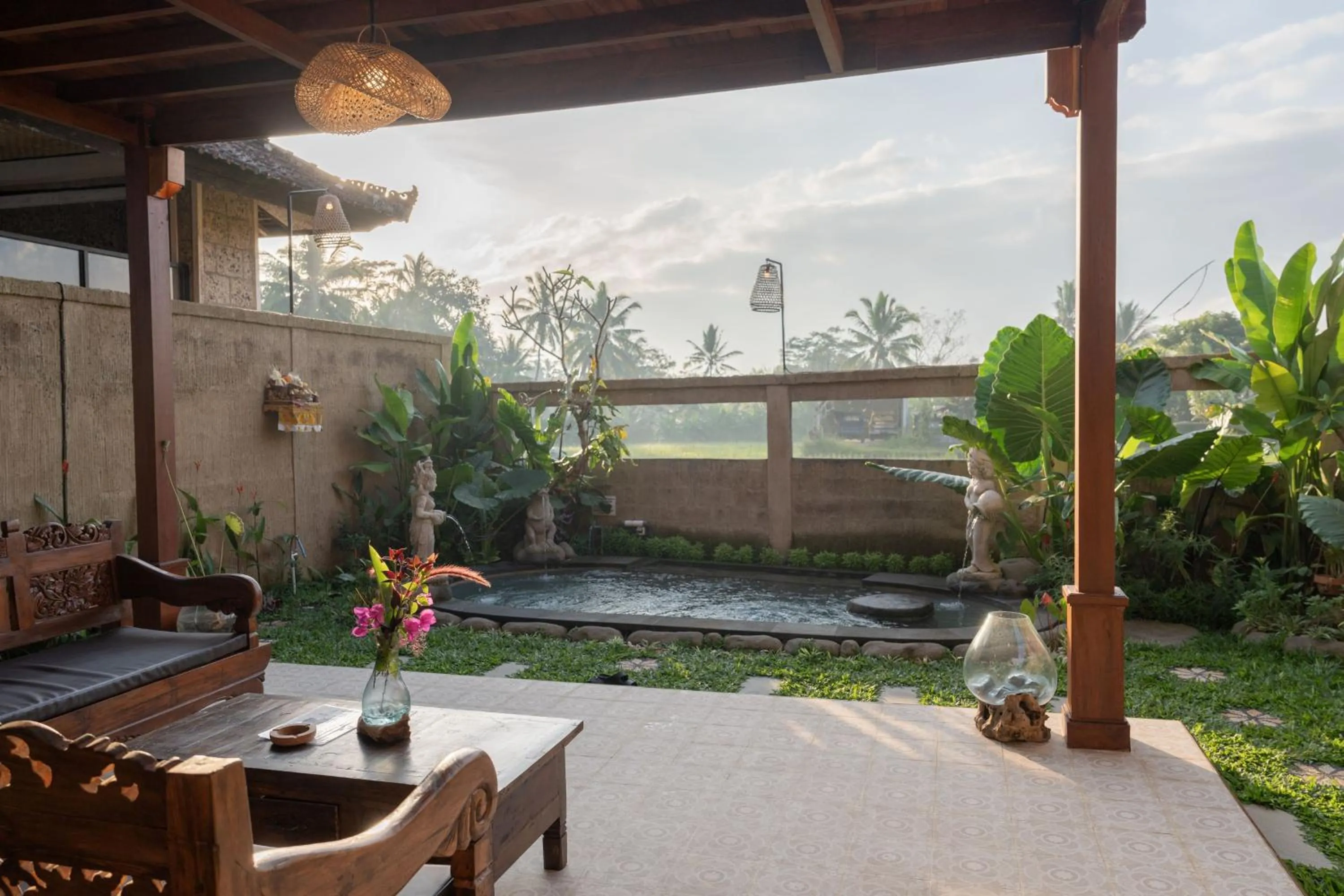 Seating area in Aditara Sebatu Villa