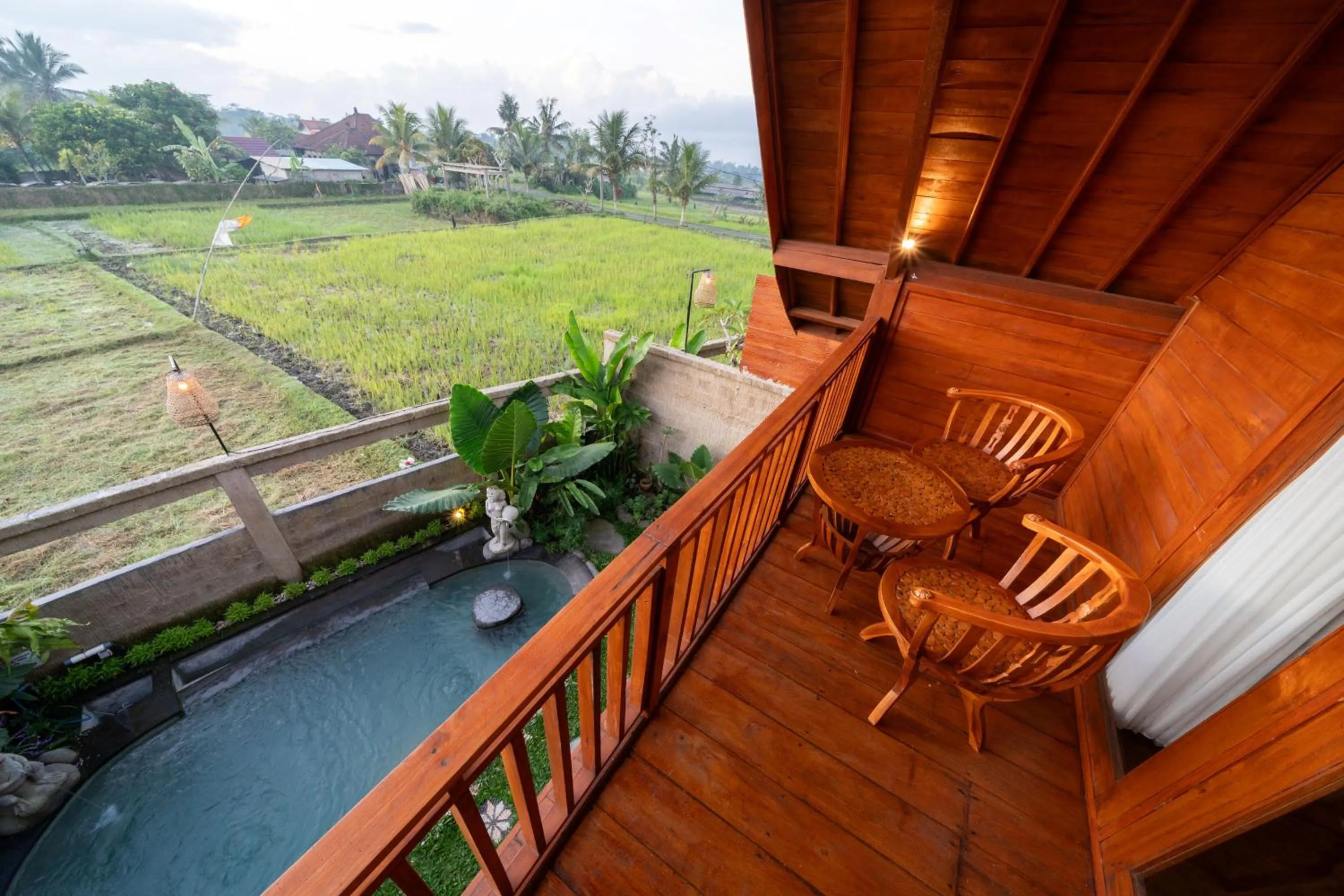 Balcony/Terrace in Aditara Sebatu Villa