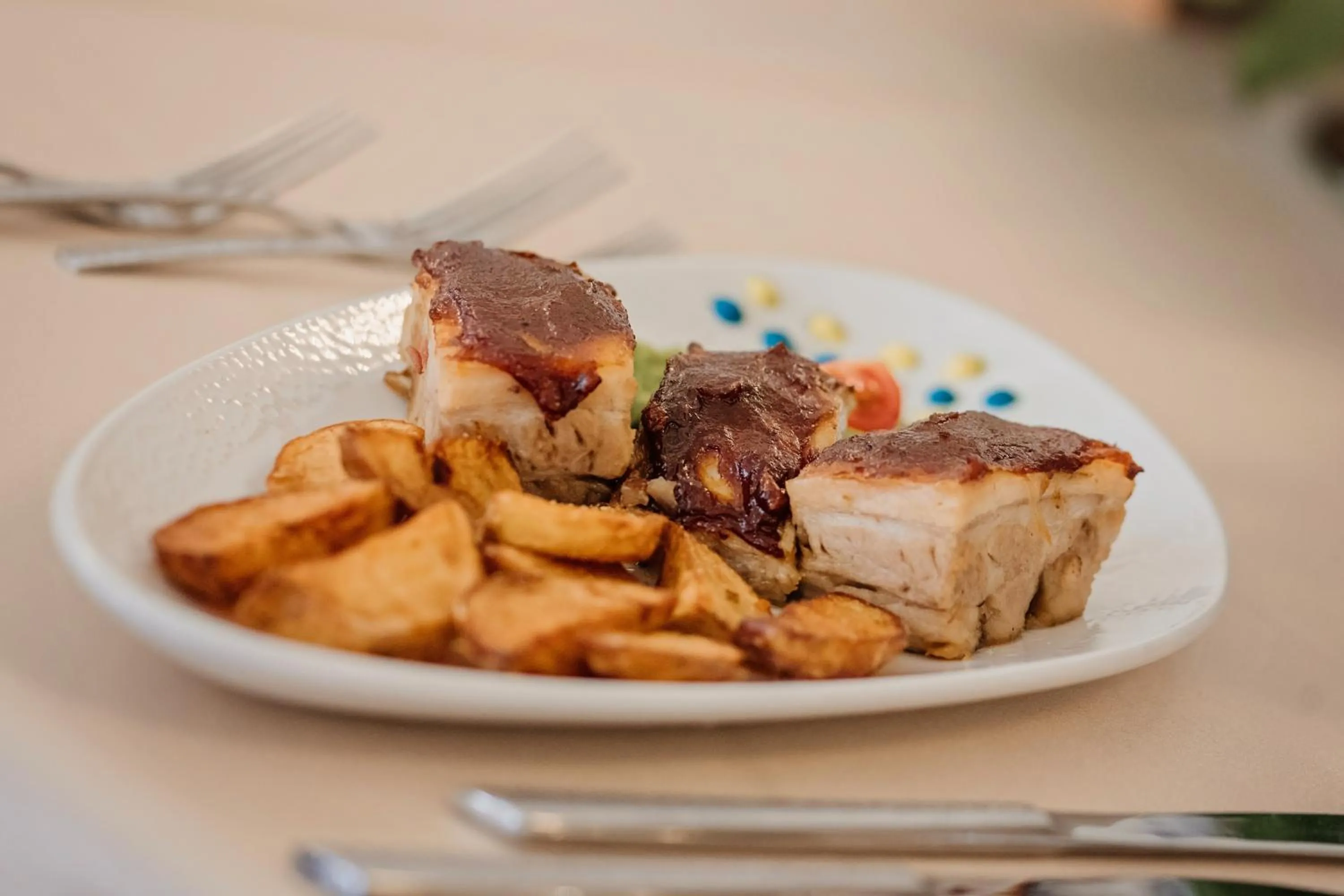Food close-up in Hotel Beograd