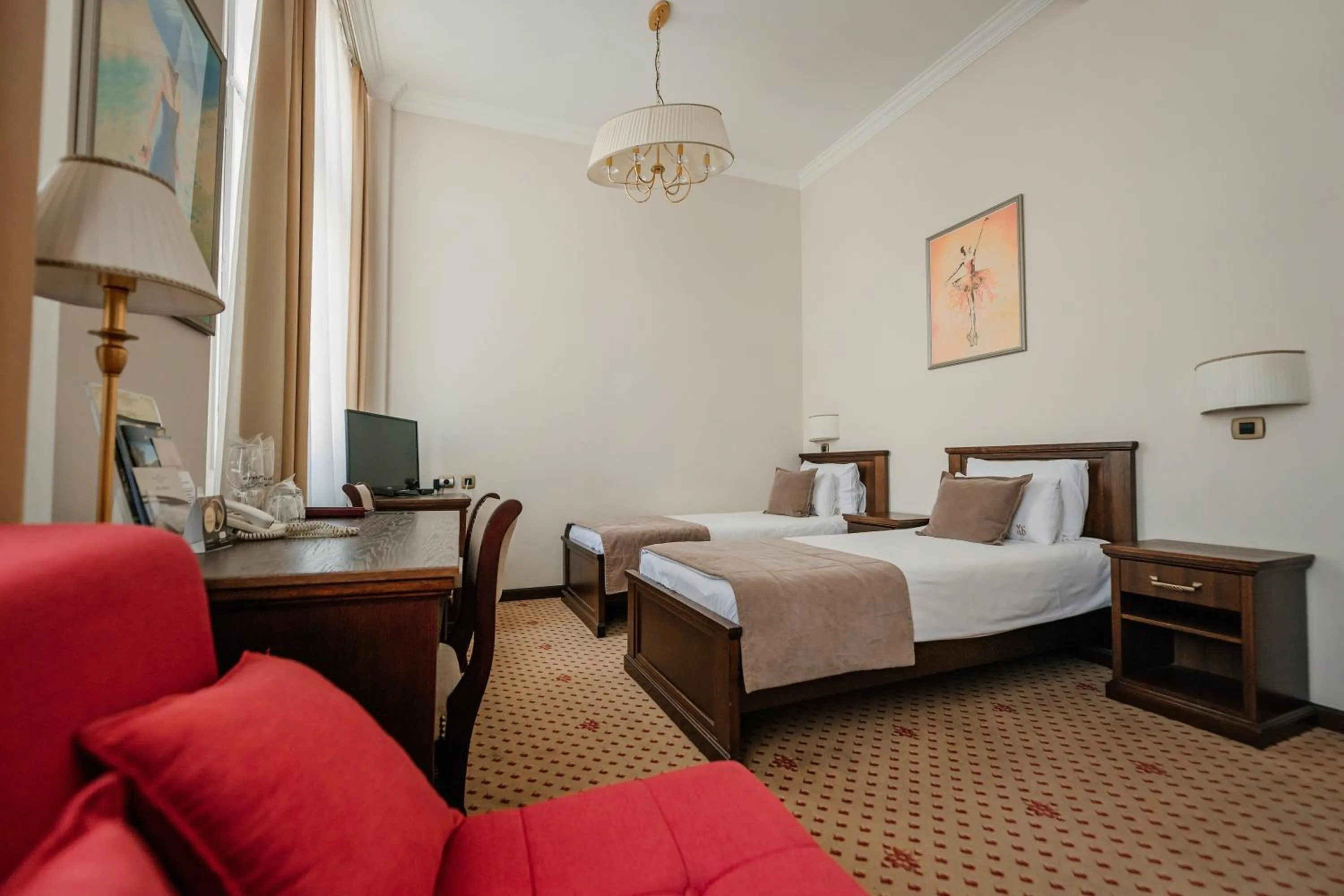 Bed in Hotel Beograd