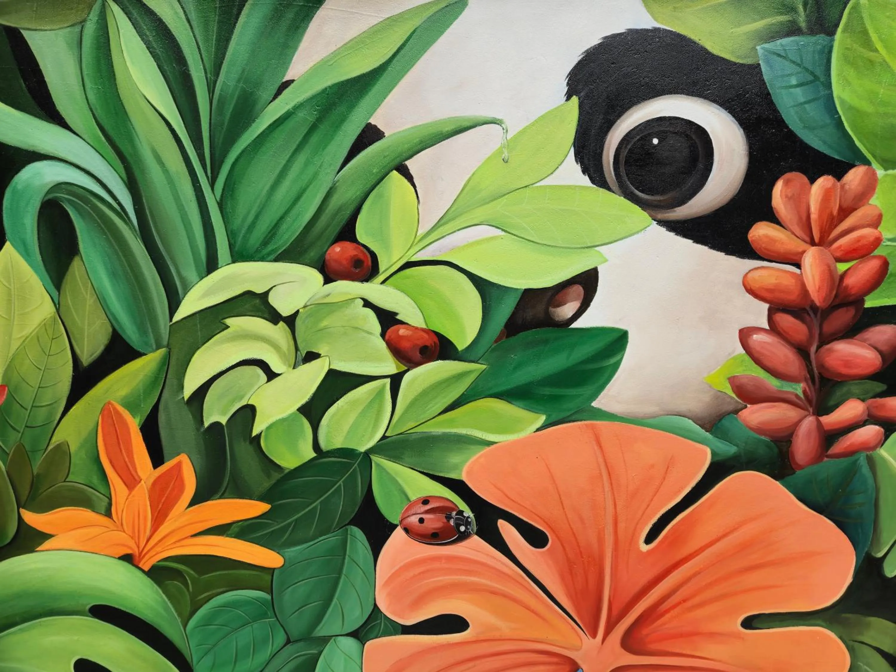 Garden view in Panda Hotel