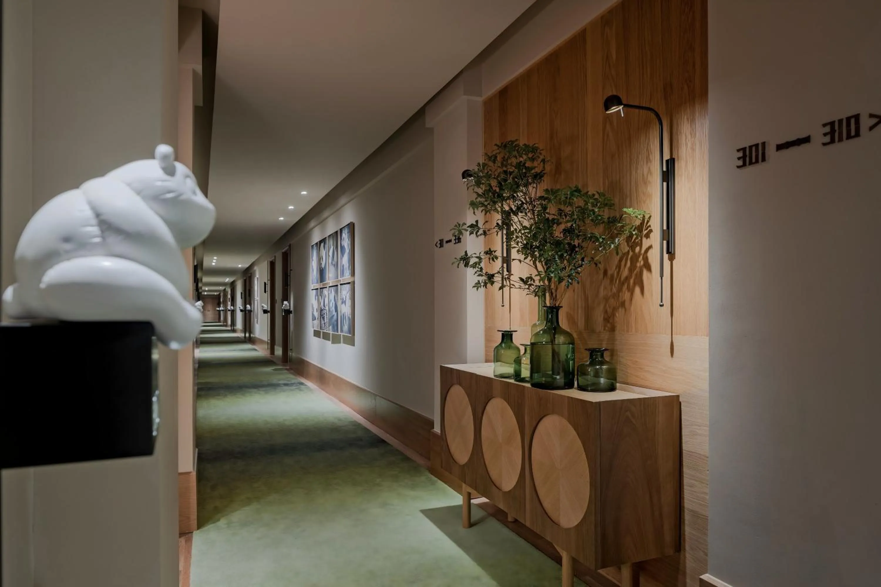 Seating area in Panda Hotel