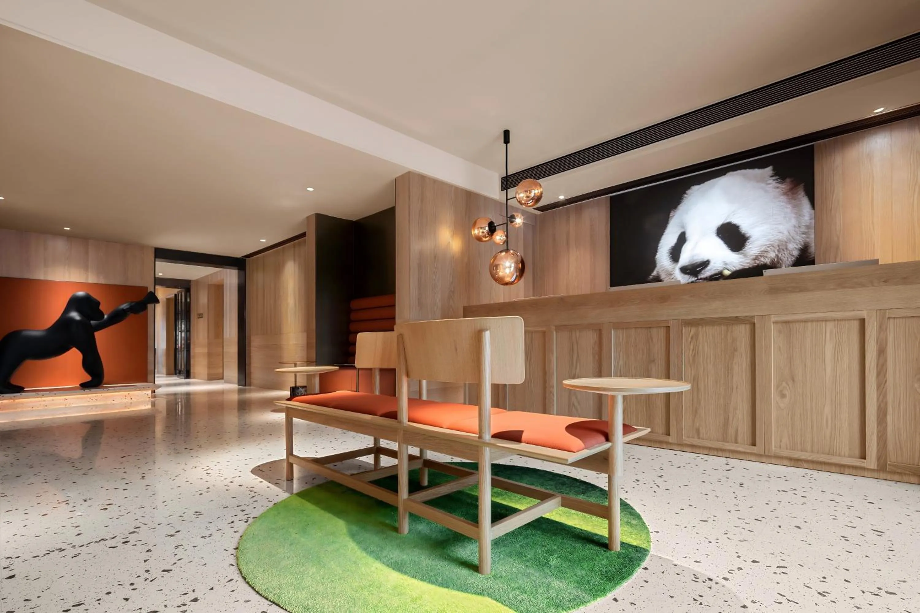 Lobby or reception in Panda Hotel