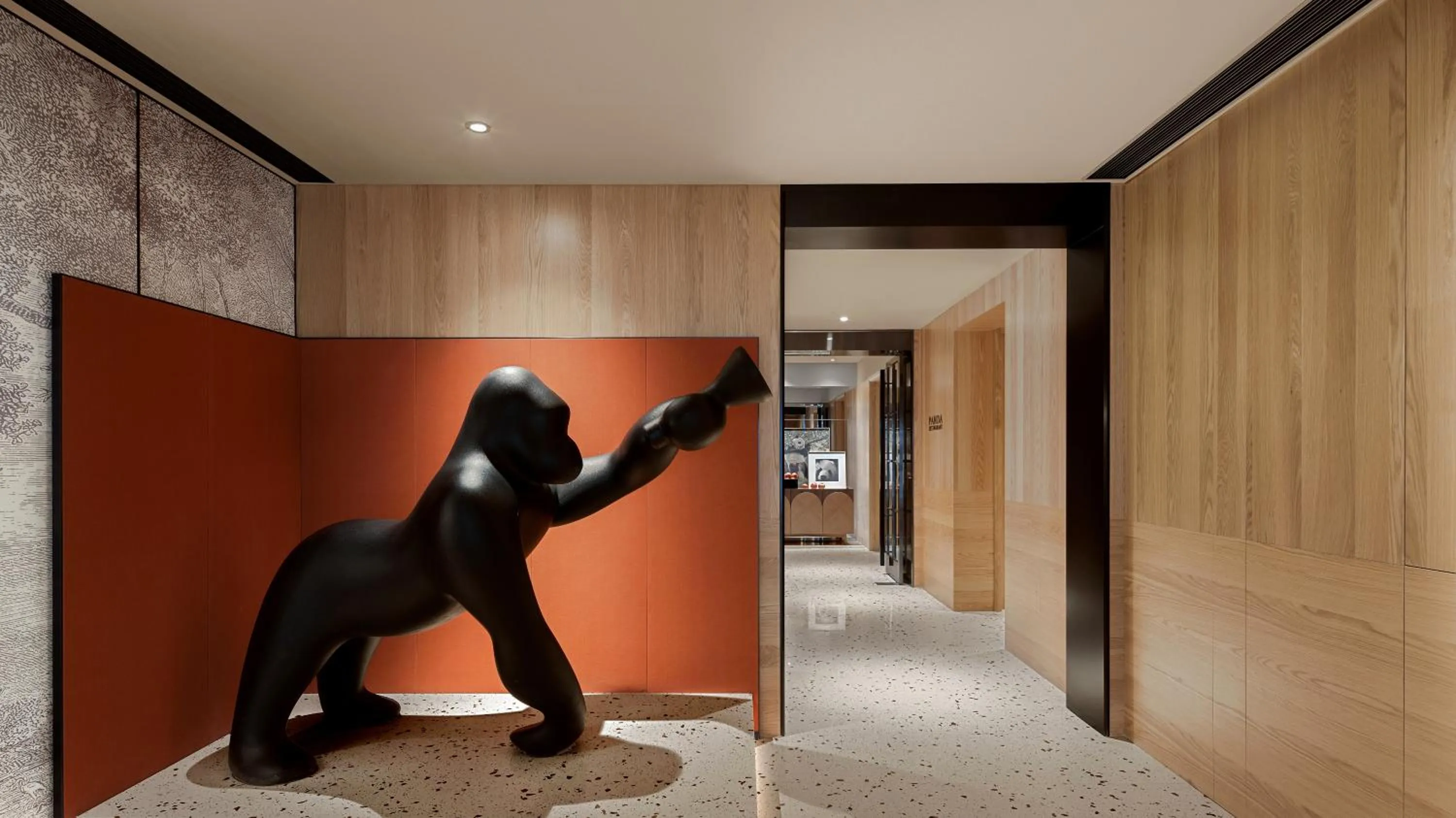 Decorative detail in Panda Hotel