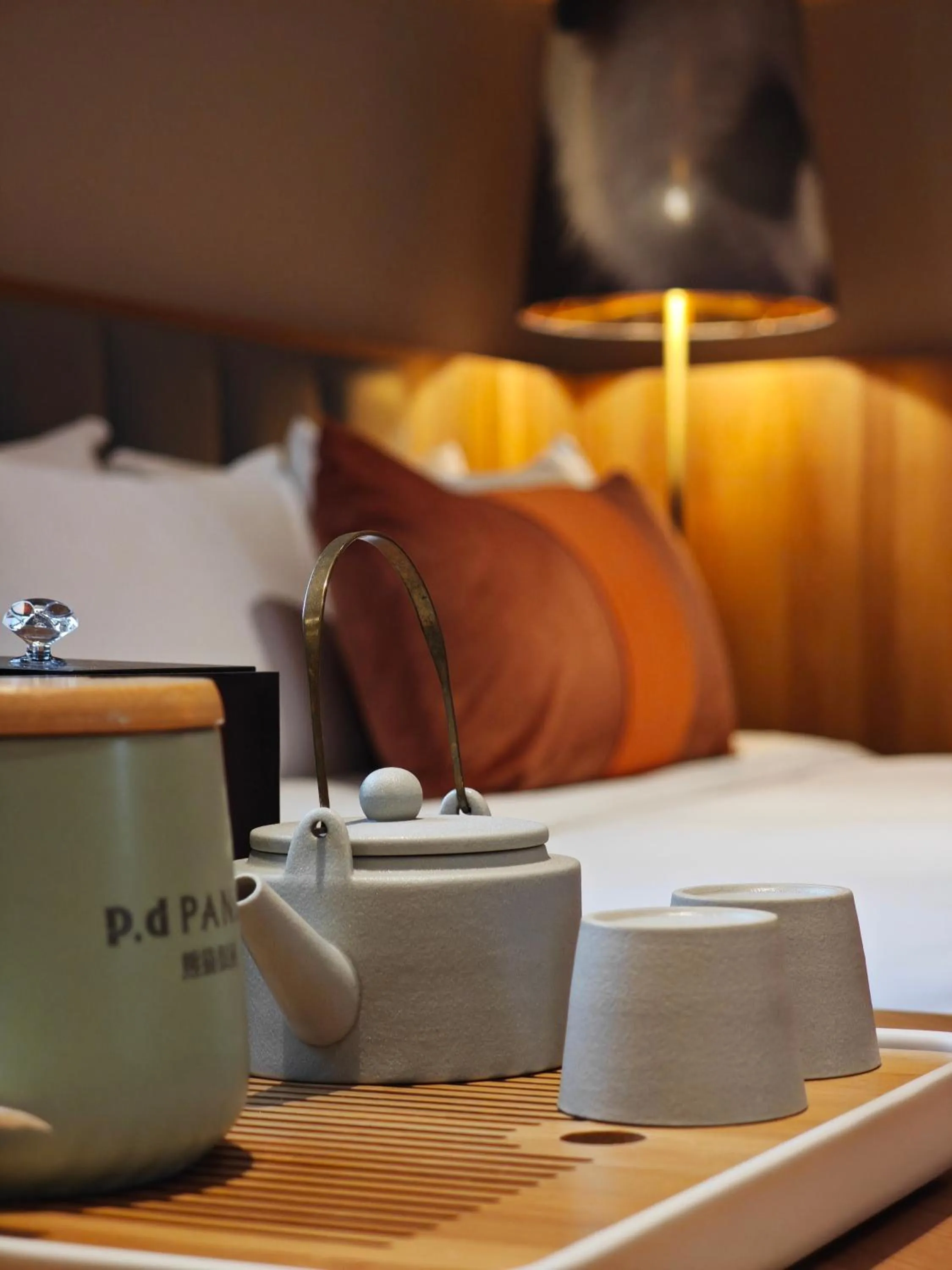 Decorative detail, Bed in Panda Hotel
