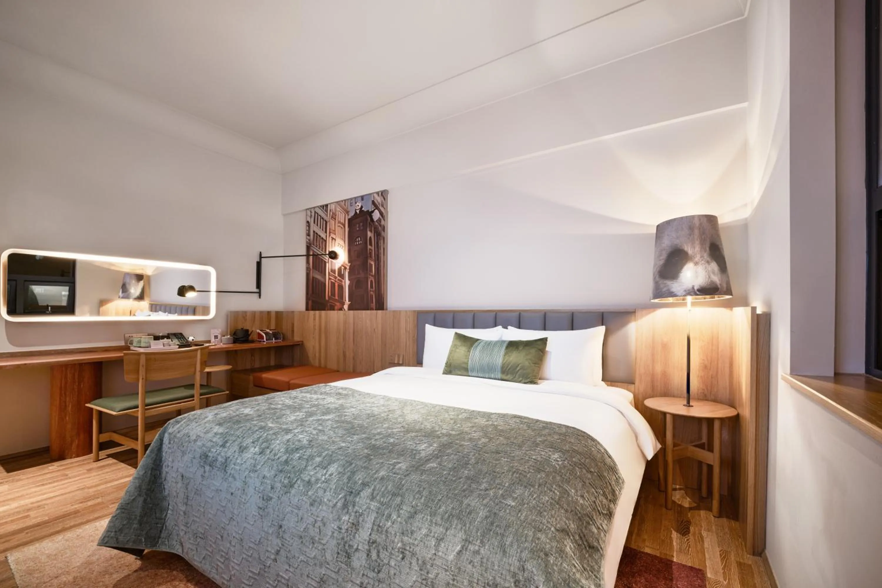 Bed in Panda Hotel